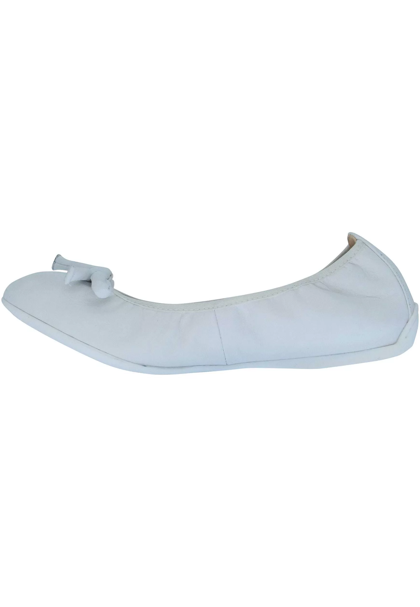 Ballerine Donna Aleda In Pelle Bianca E Fondo Basso In Gomma*Unisa Cheap