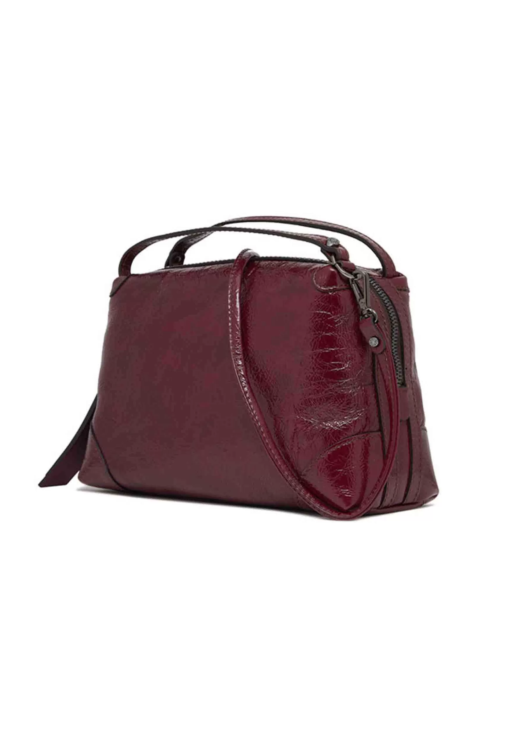Borsa Donna A Tracolla Alifa In Naplack Bordeaux Con Manici E Tracolla In Tinta*Gianni Chiarini Cheap