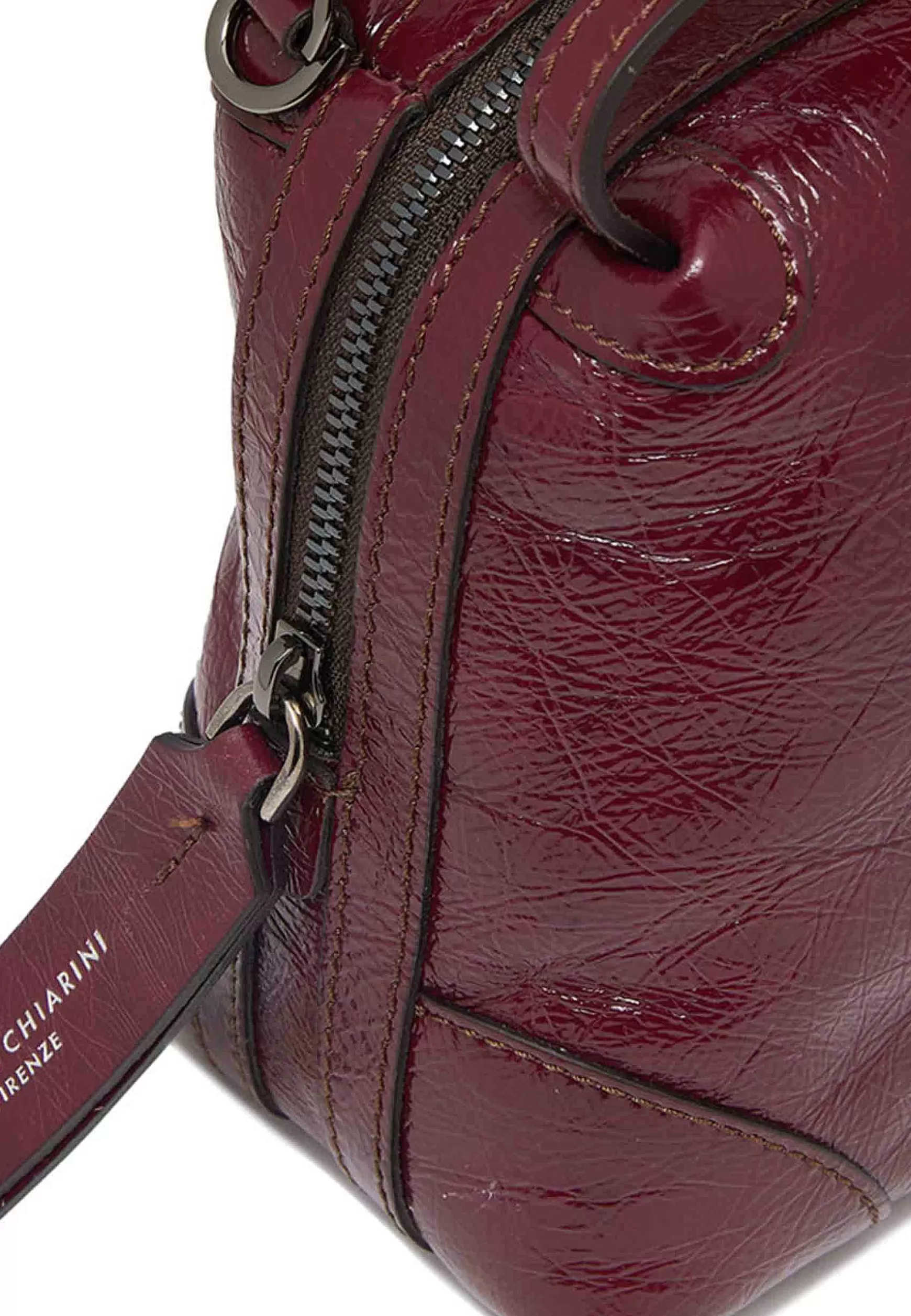 Borsa Donna A Tracolla Alifa In Naplack Bordeaux Con Manici E Tracolla In Tinta*Gianni Chiarini Cheap