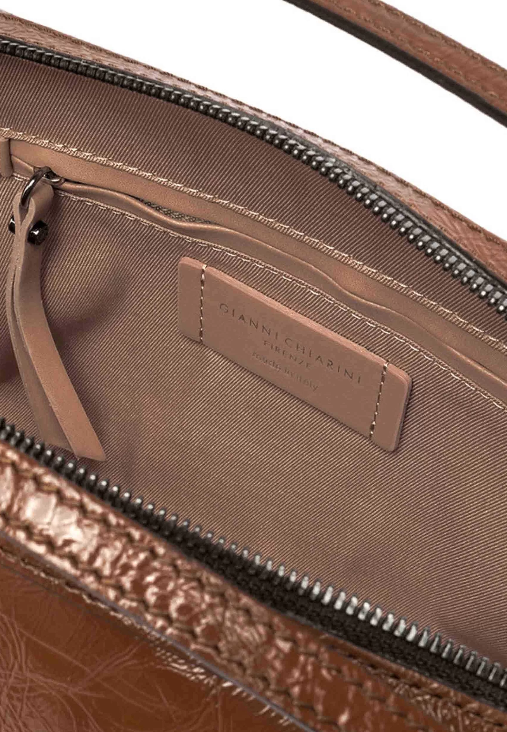 Borsa Donna A Tracolla Alifa In Naplack Cuoio Con Manici E Tracolla In Tinta*Gianni Chiarini Fashion