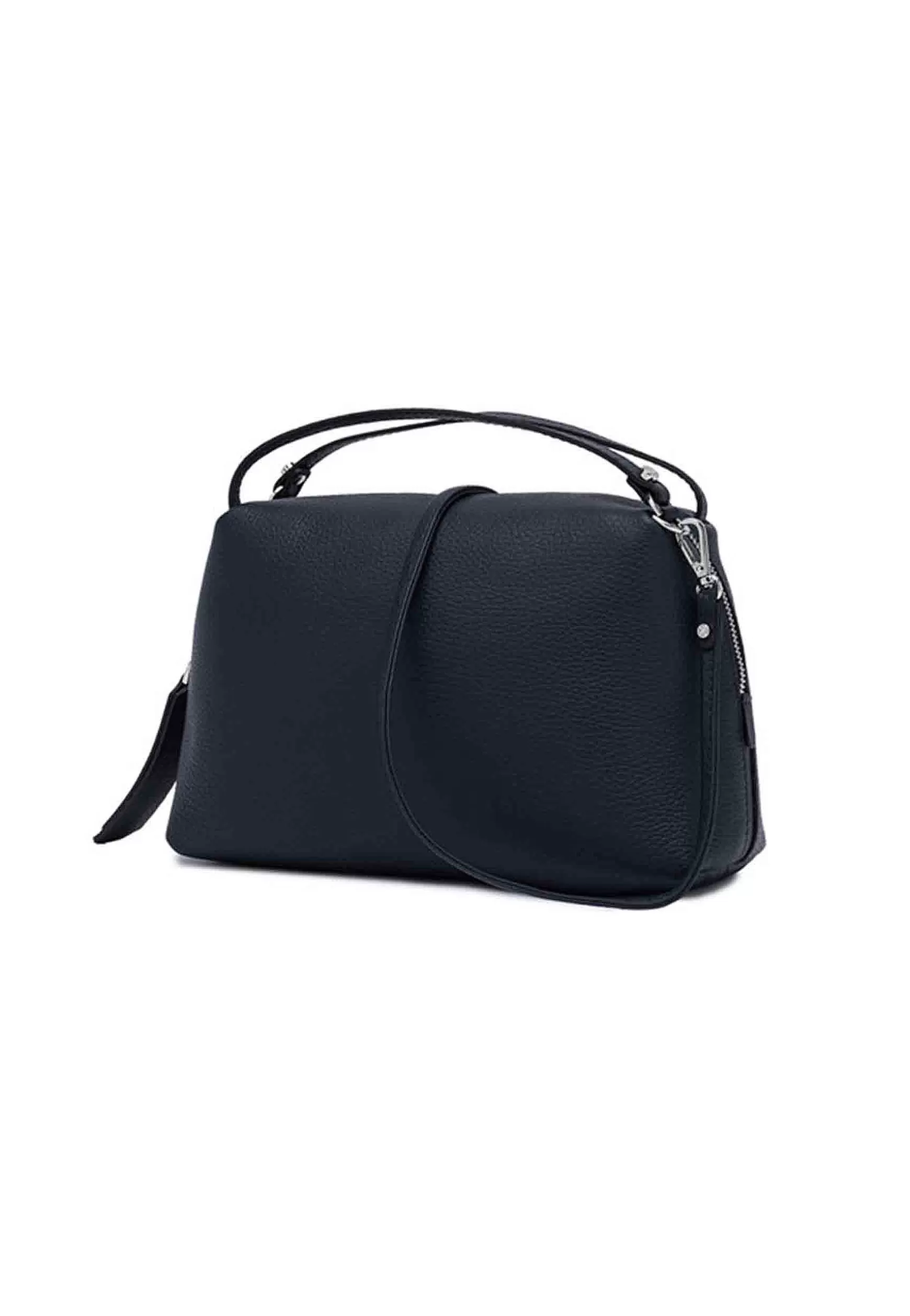 Borsa Donna A Tracolla Alifa In Pelle Blu Con Manici E Tracolla In Tinta*Gianni Chiarini Clearance