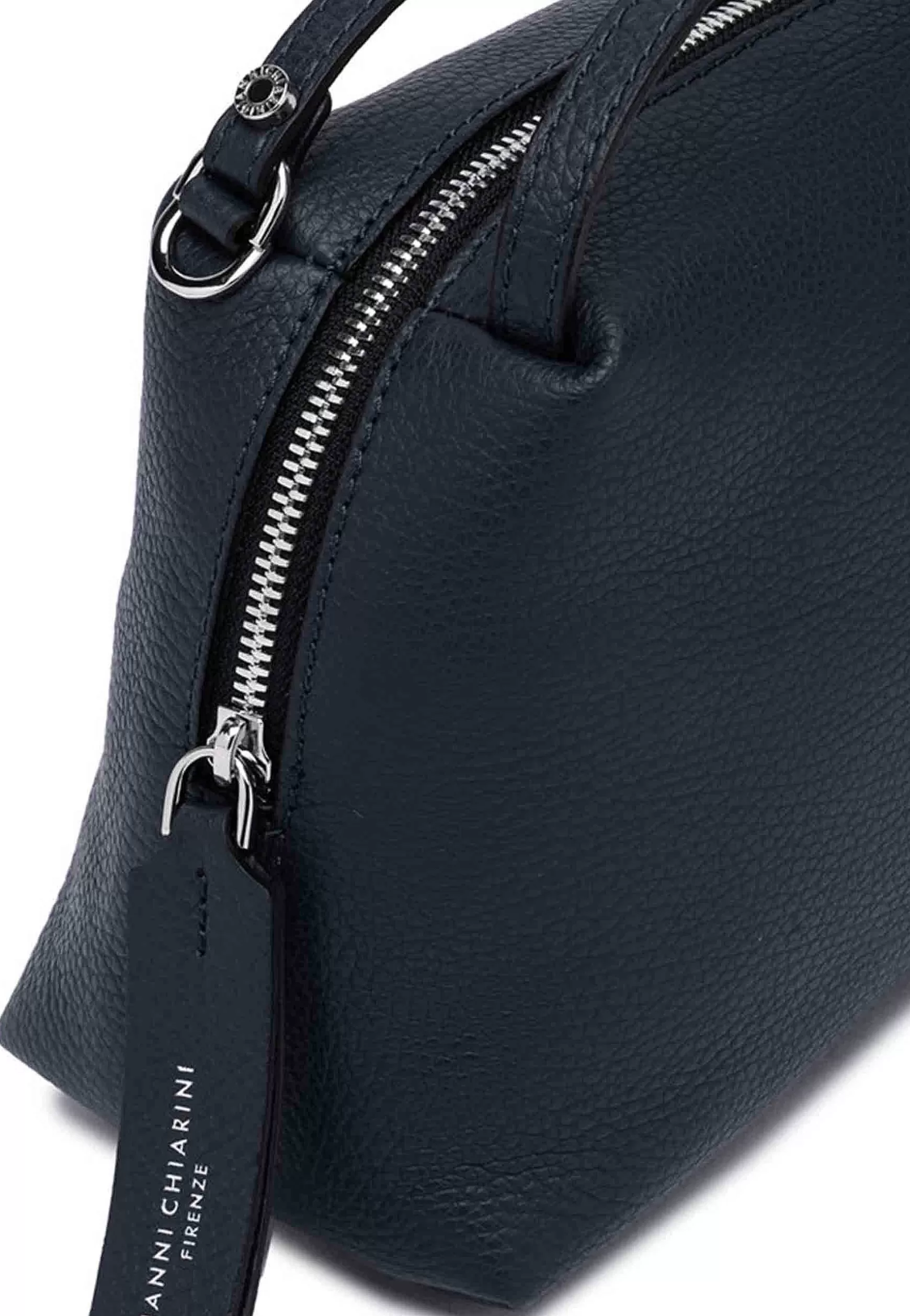 Borsa Donna A Tracolla Alifa In Pelle Blu Con Manici E Tracolla In Tinta*Gianni Chiarini Clearance