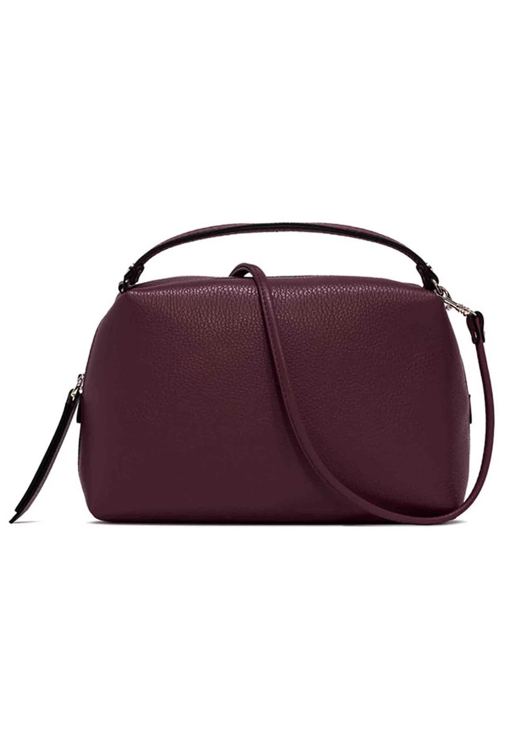 Borsa Donna A Tracolla Alifa In Pelle Bordeaux Con Manici E Tracolla In Tinta*Gianni Chiarini Discount