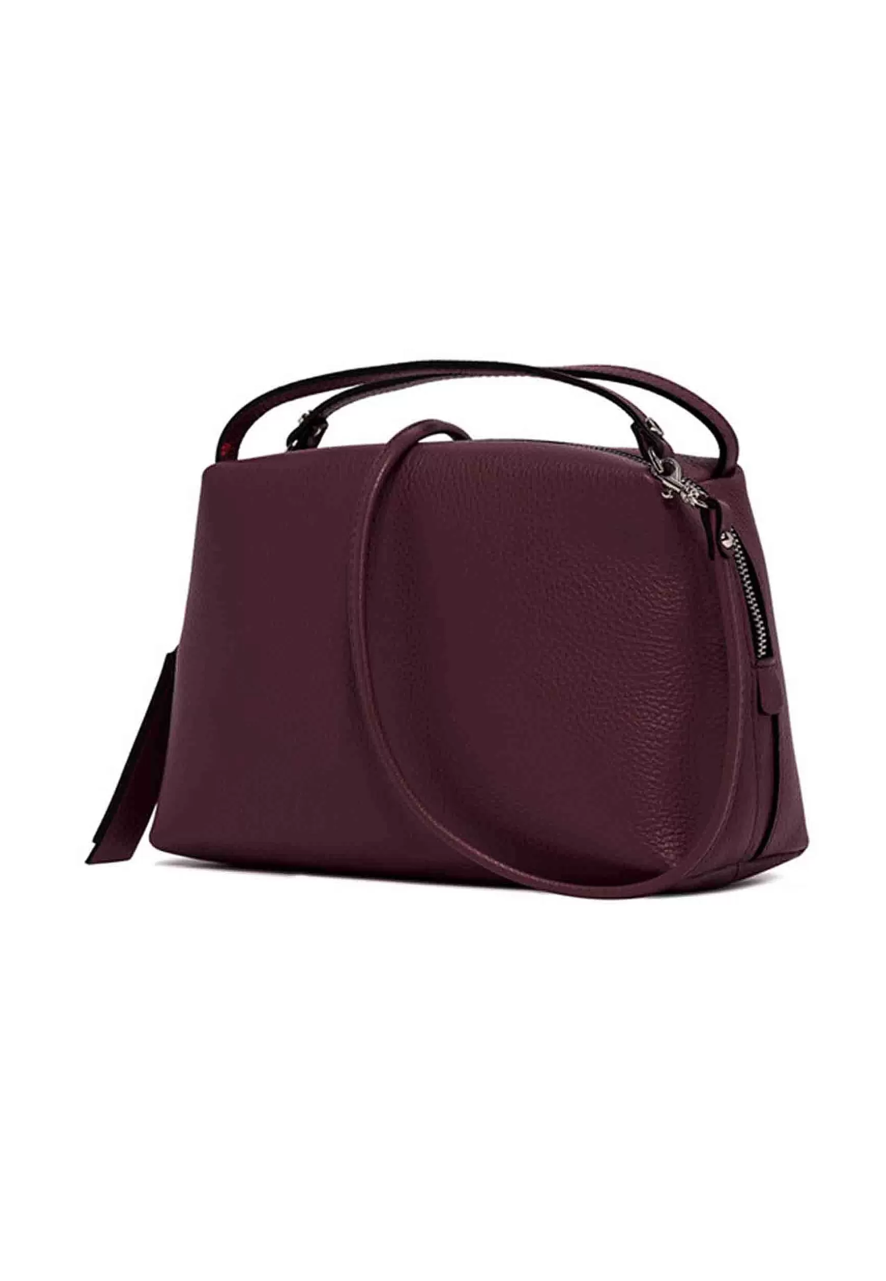 Borsa Donna A Tracolla Alifa In Pelle Bordeaux Con Manici E Tracolla In Tinta*Gianni Chiarini Discount