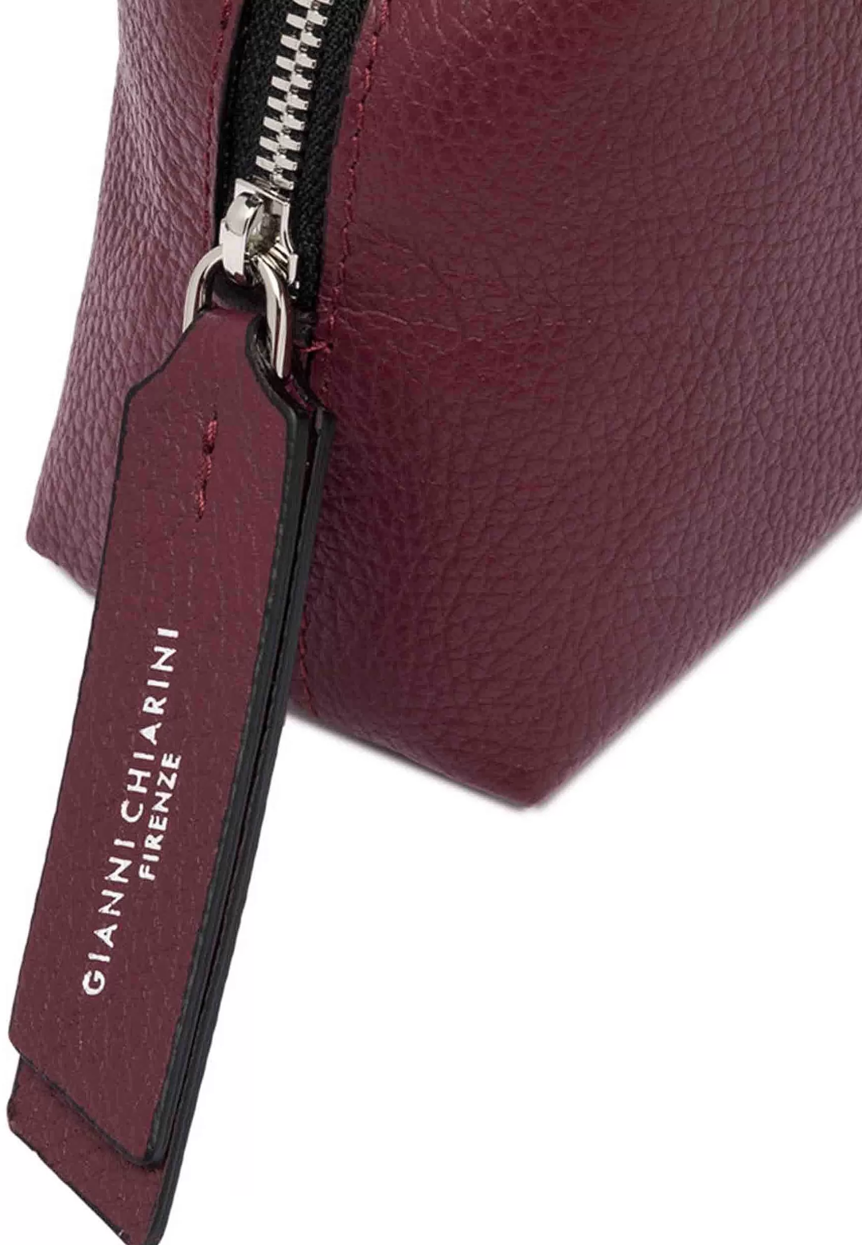 Borsa Donna A Tracolla Alifa In Pelle Bordeaux Con Tracolla In Tinta Removibile*Gianni Chiarini Best Sale