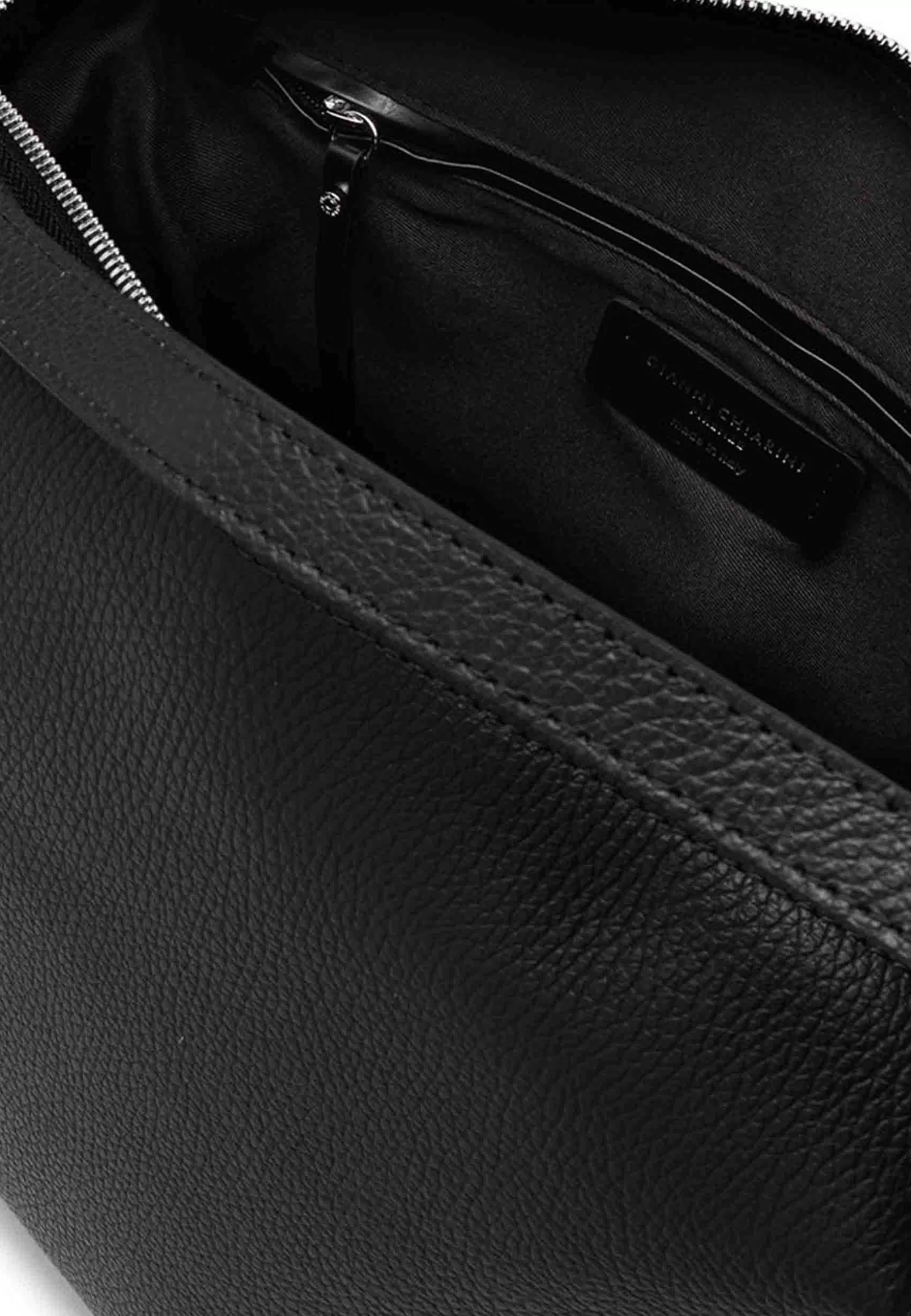 Borsa Donna A Tracolla Alifa In Pelle Nera Con Manici E Tracolla In Tinta*Gianni Chiarini Best Sale