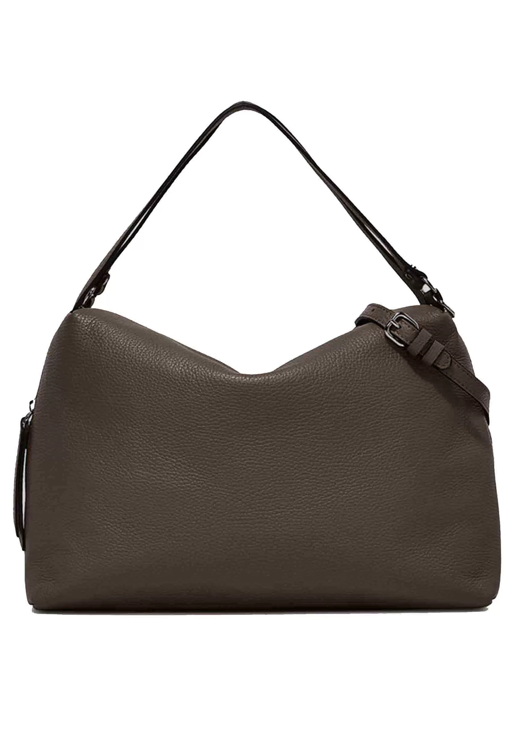 Borsa Donna A Tracolla Alifa In Pelle Testa Di Moro Con Manici E Tracolla In Tinta*Gianni Chiarini Best Sale