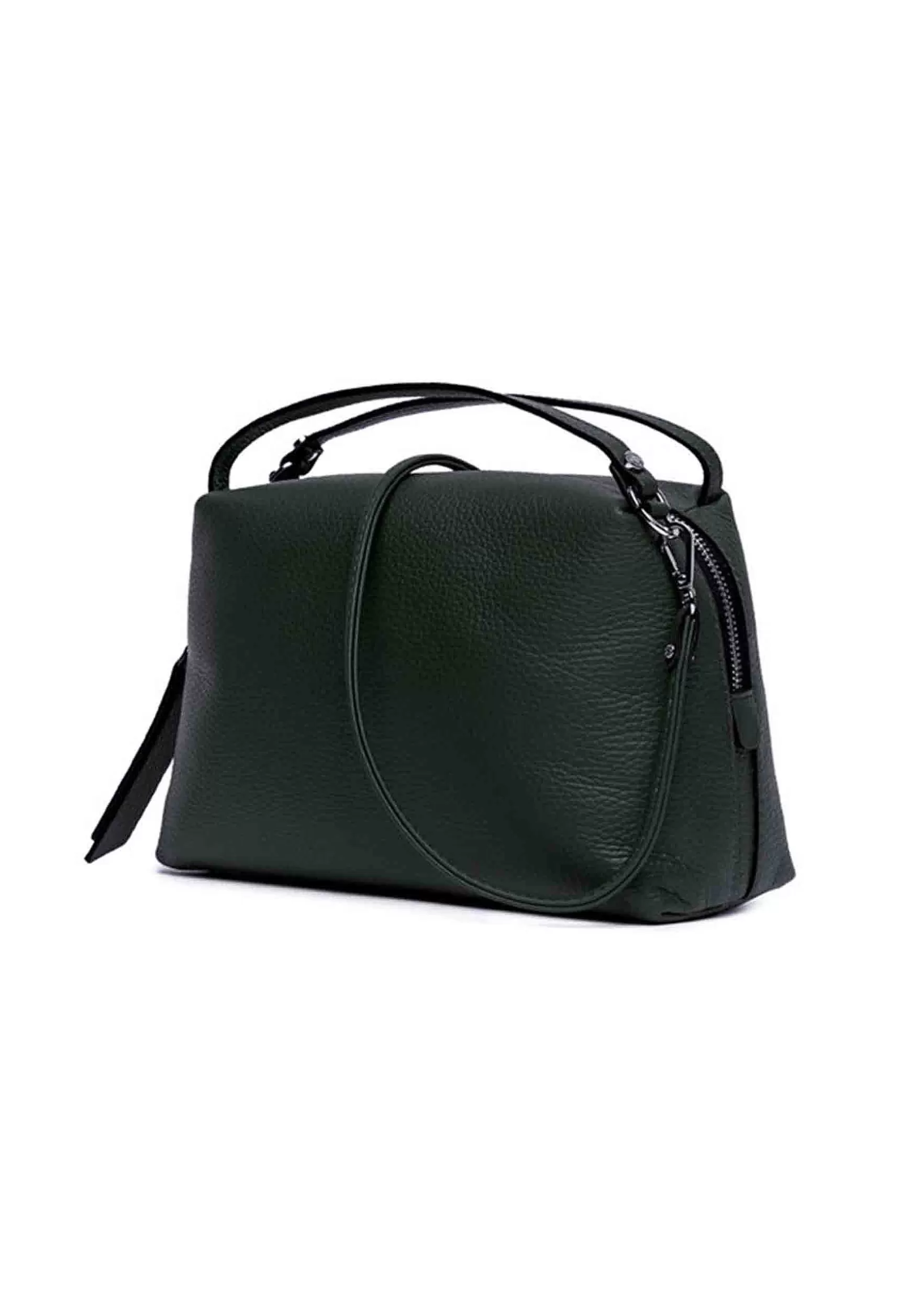 Borsa Donna A Tracolla Alifa In Pelle Verde Con Manici E Tracolla In Tinta*Gianni Chiarini Fashion