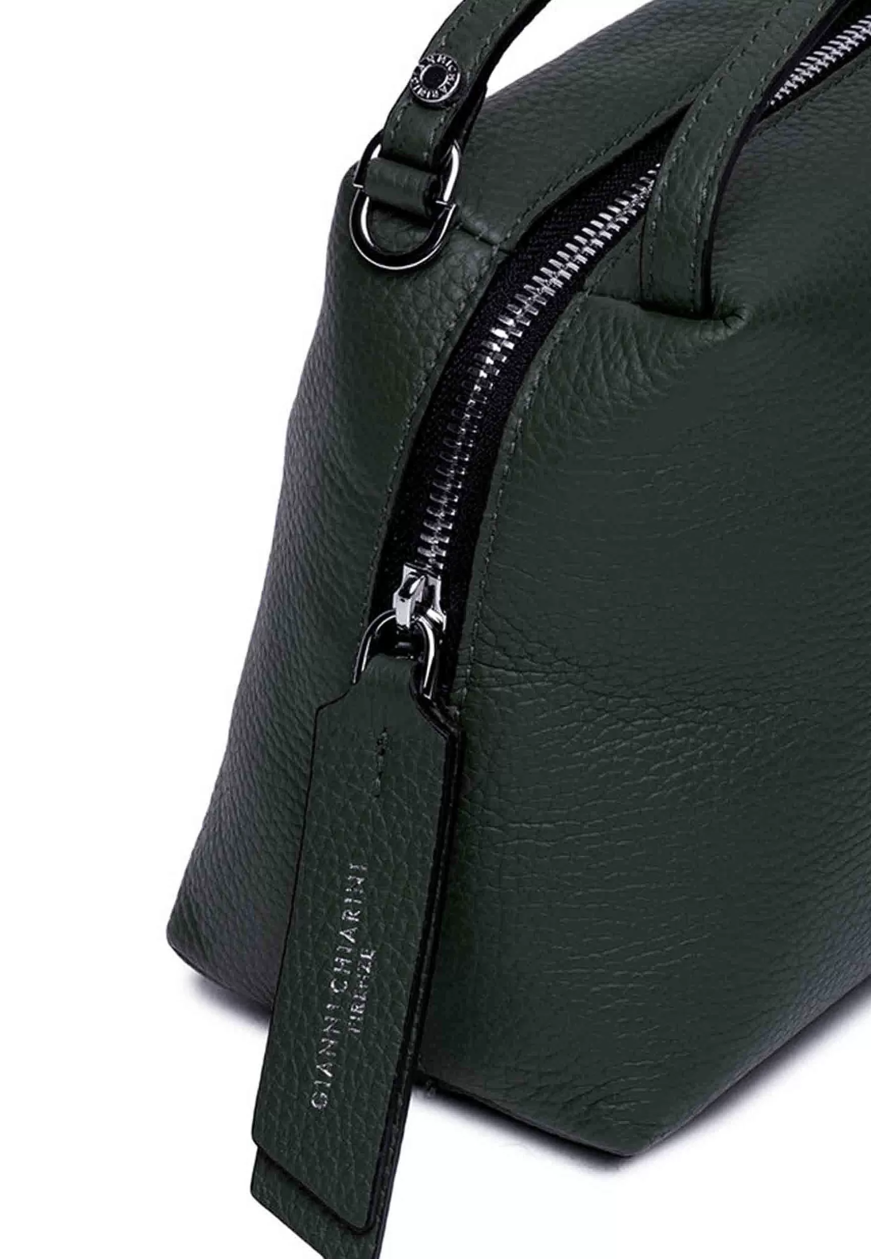 Borsa Donna A Tracolla Alifa In Pelle Verde Con Manici E Tracolla In Tinta*Gianni Chiarini Fashion