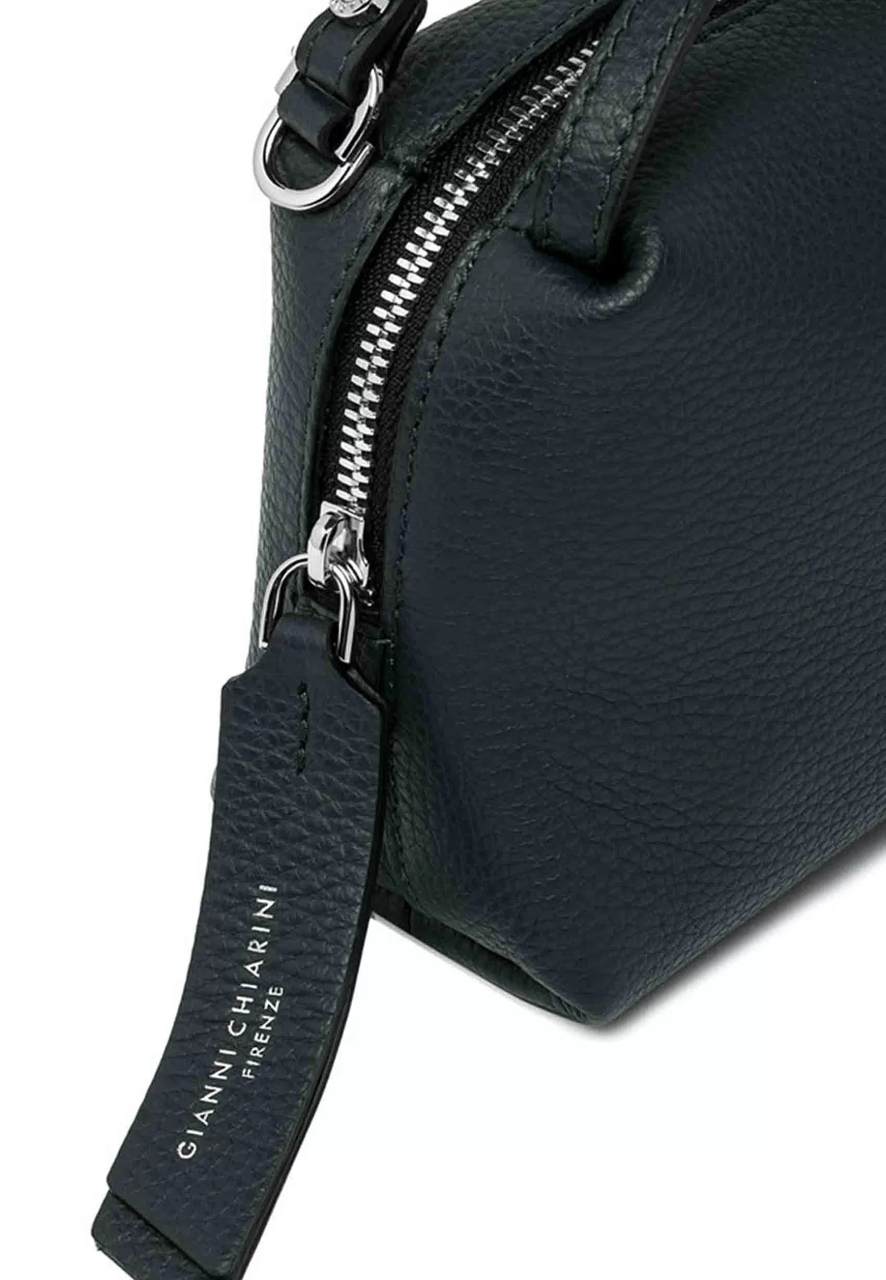 Borsa Donna A Tracolla Alifa In Pelle Verde Scuro Con Tracolla In Tinta Removibile*Gianni Chiarini Fashion