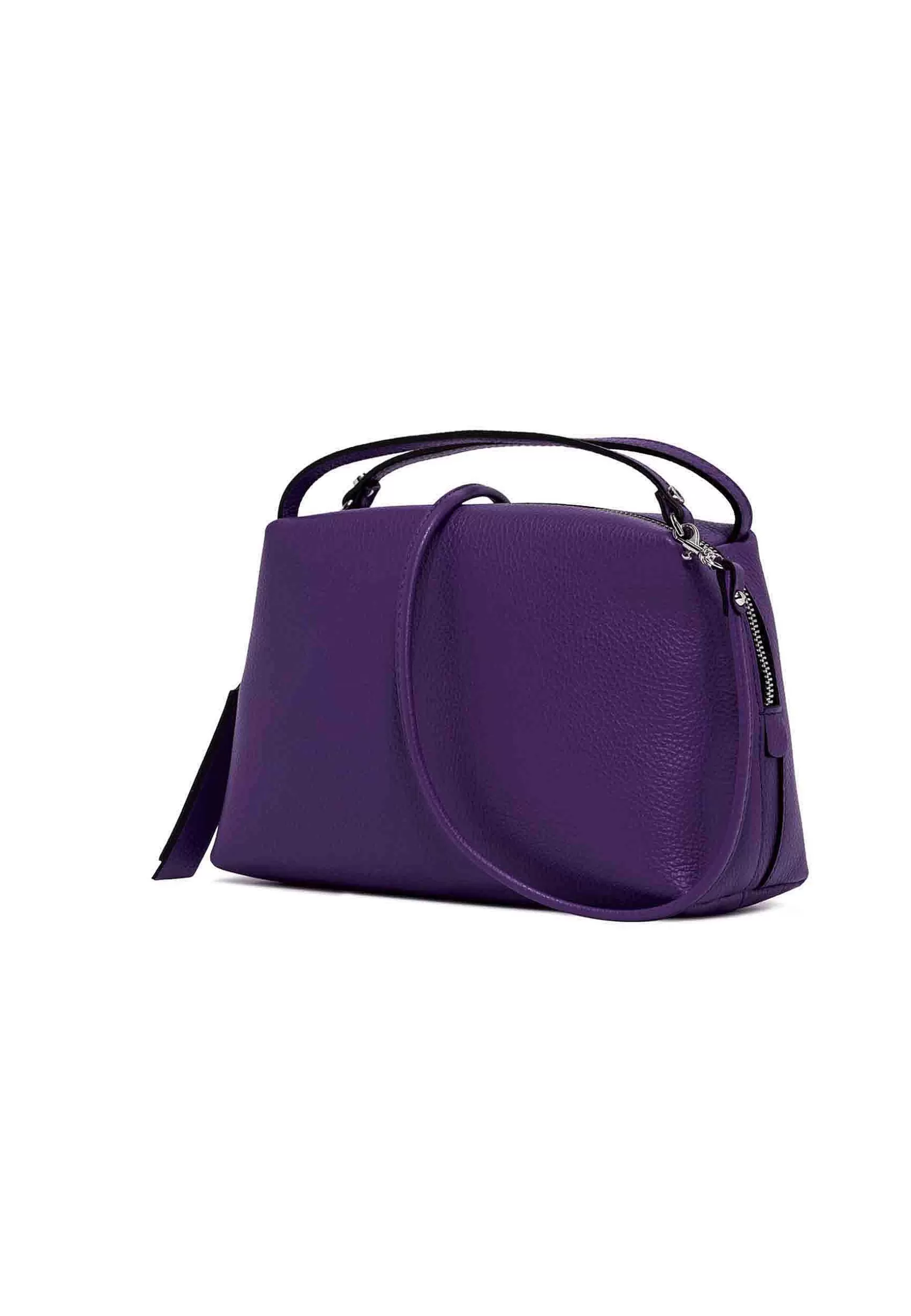 Borsa Donna A Tracolla Alifa In Pelle Viola Con Manici E Tracolla In Tinta*Gianni Chiarini Outlet