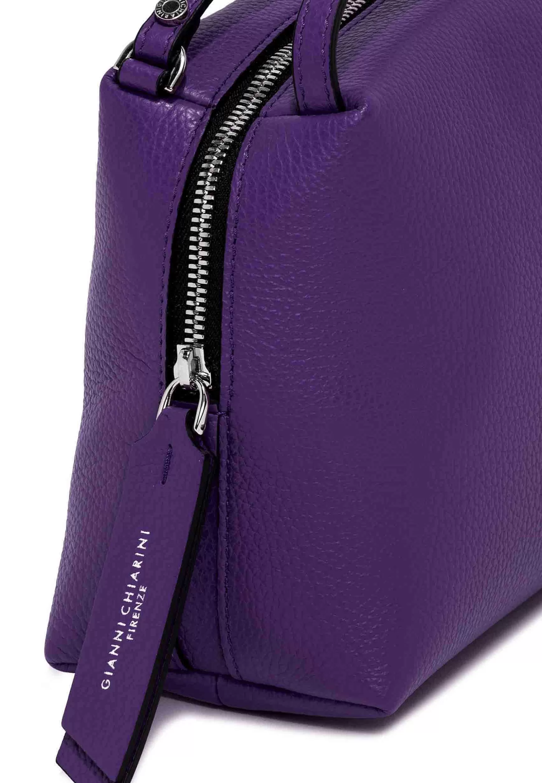 Borsa Donna A Tracolla Alifa In Pelle Viola Con Manici E Tracolla In Tinta*Gianni Chiarini Outlet