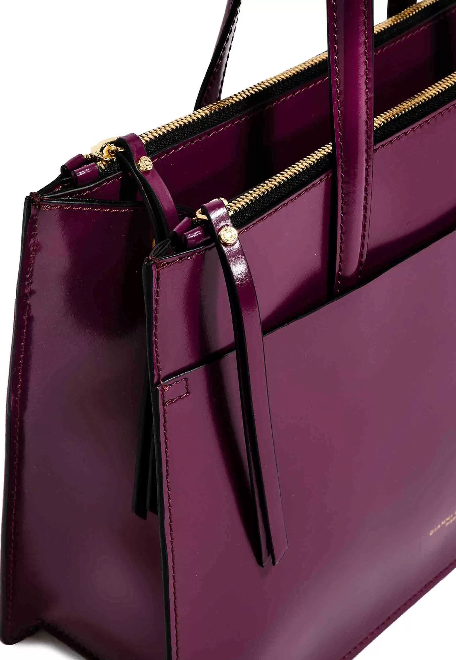 Borsa Donna A Tracolla Empire In Pelle Bordeaux Con Tracolla In Tessuto*Gianni Chiarini Store