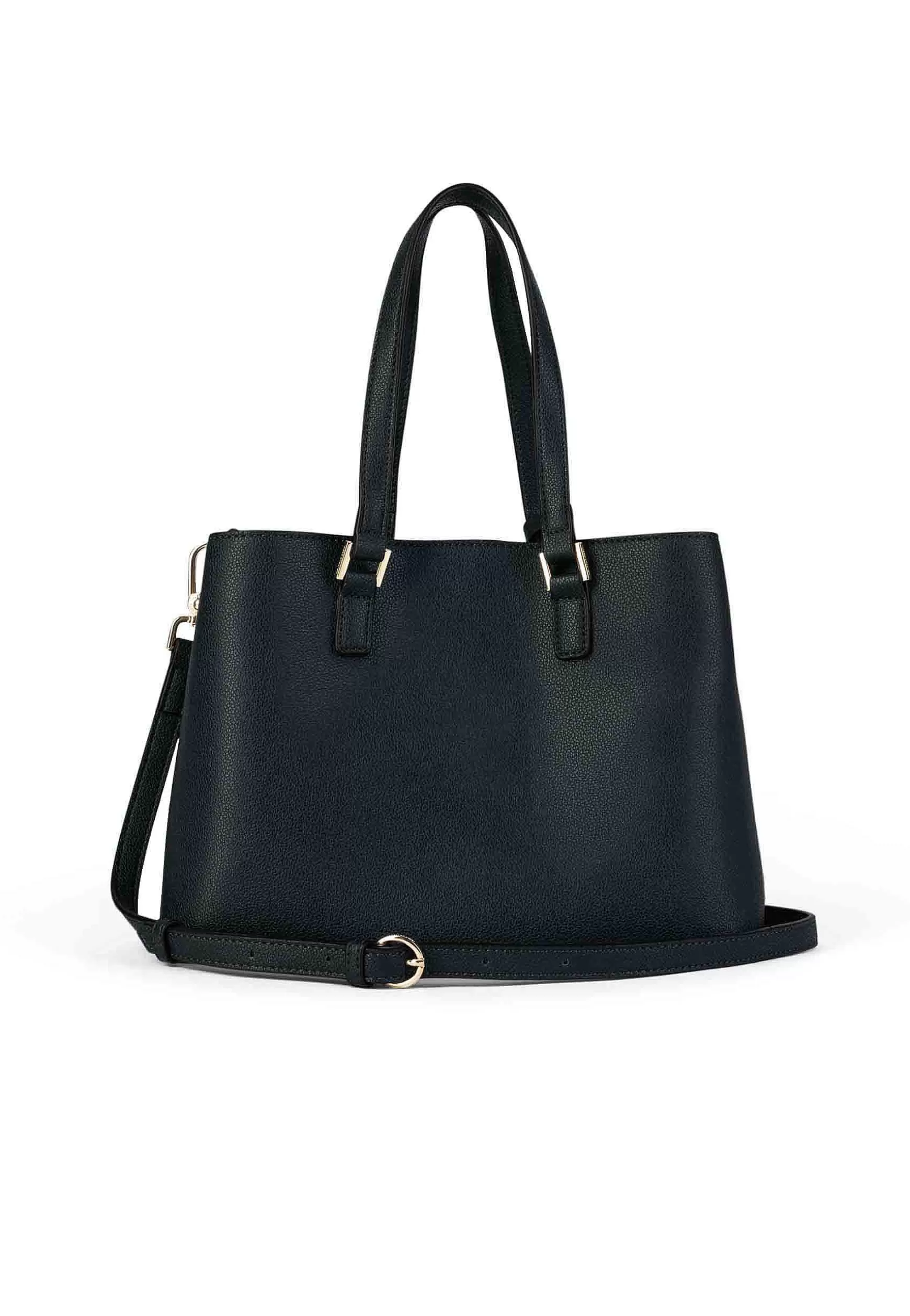 Borsa Donna A Tracolla In Eco Pelle Nera Con Doppi Manici Jones Double Handle*U.S. Polo Assn Cheap