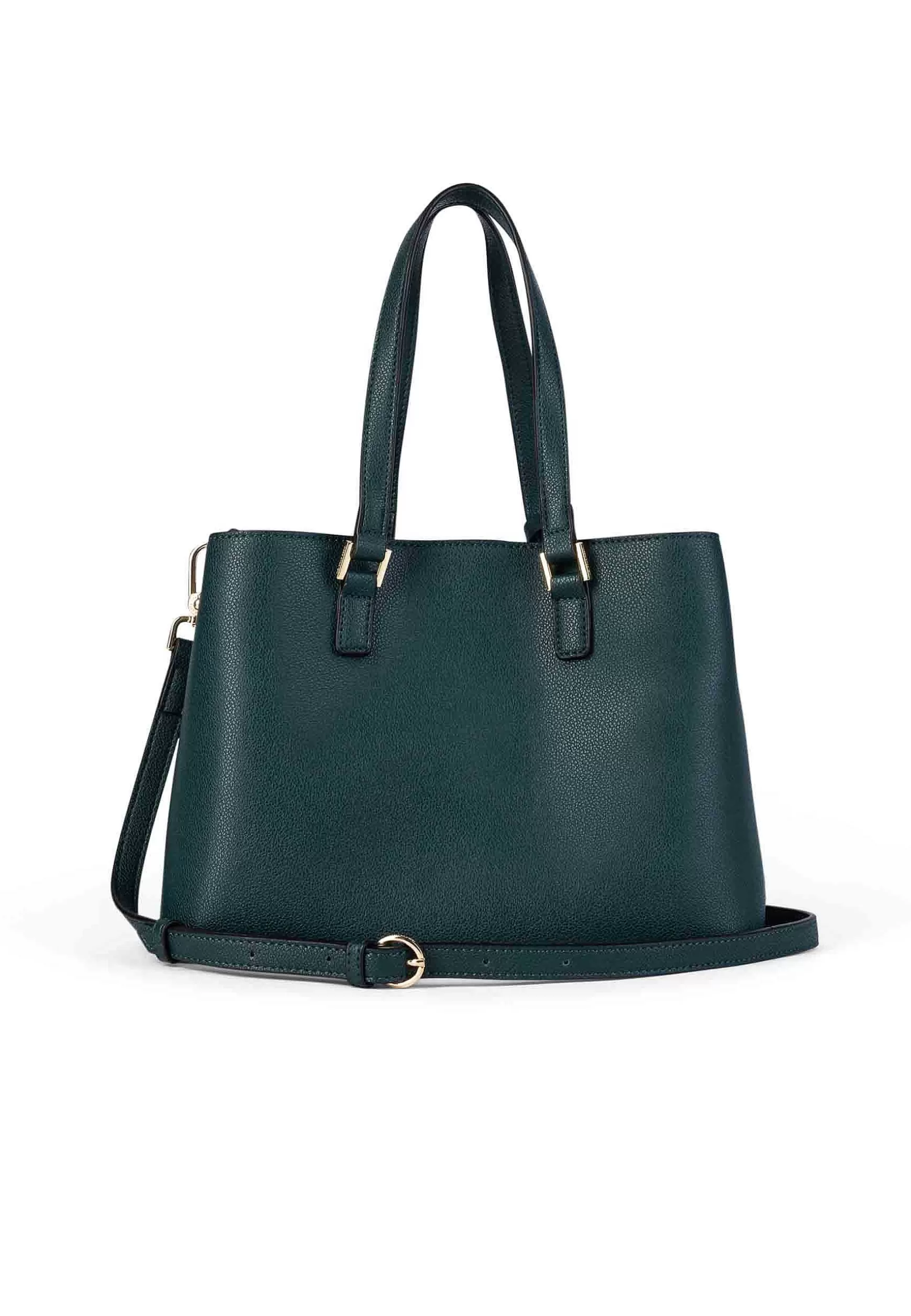 Borsa Donna A Tracolla In Eco Pelle Verde Con Doppi Manici Jones Double Handle*U.S. Polo Assn Hot