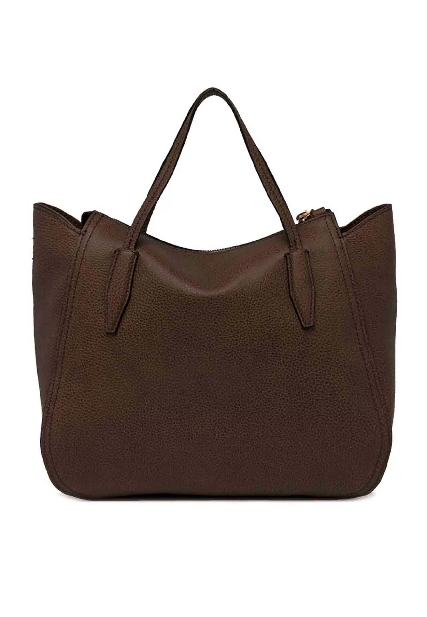 Borsa Donna A Tracolla Megan In Pelle Testa Di Moro Con Doppi Manici In Pelle E Tracolla In Tessuto Spigato*Gianni Chiarini Cheap