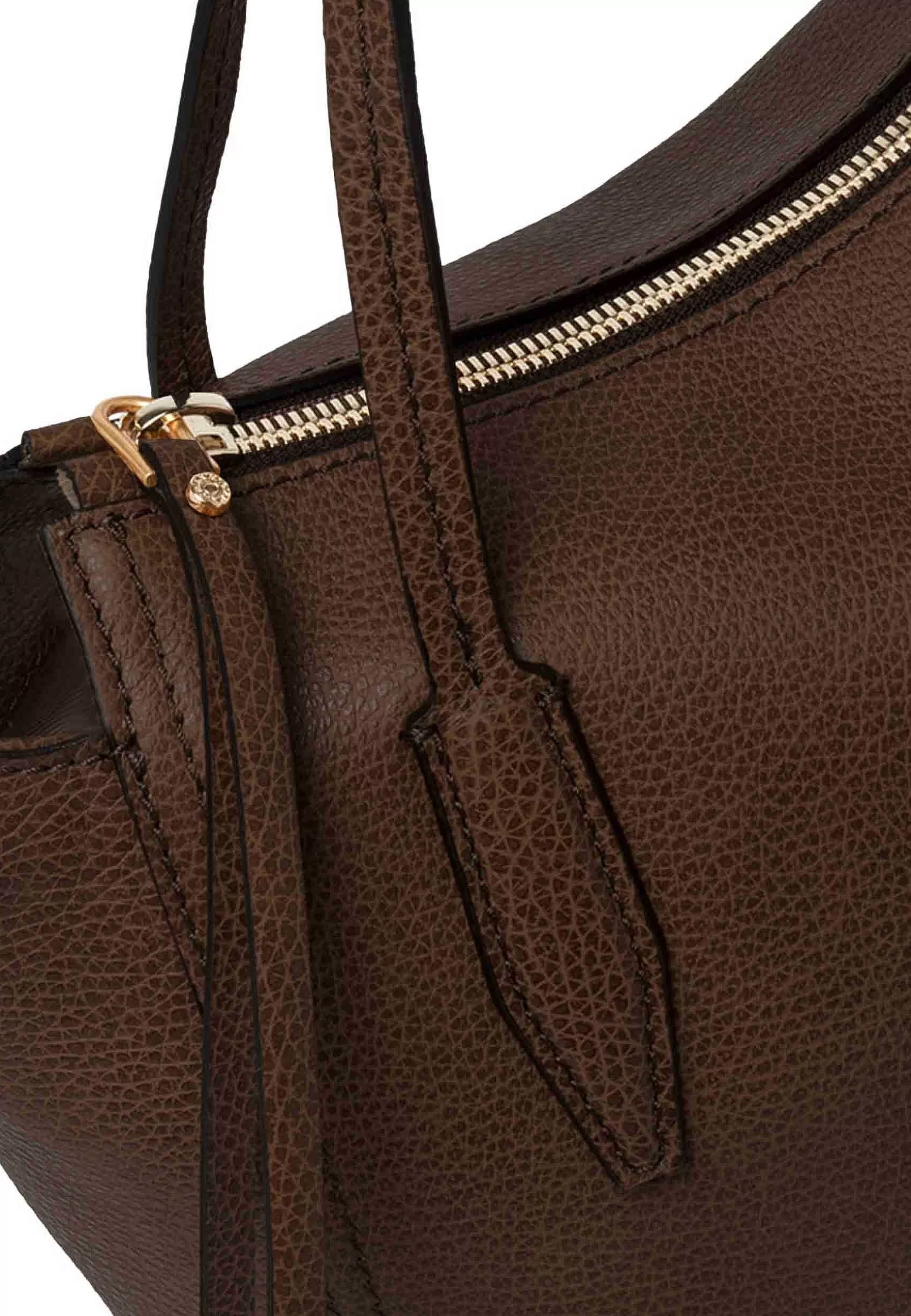 Borsa Donna A Tracolla Megan In Pelle Testa Di Moro Con Doppi Manici In Pelle E Tracolla In Tessuto Spigato*Gianni Chiarini Cheap