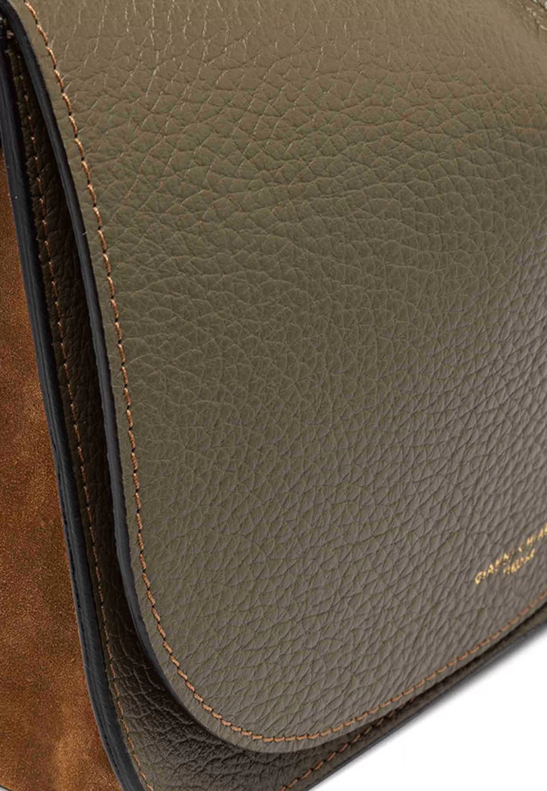 Borsa Donna A Tracolla Tara In Pelle Verde Con Tacolla E Manico*Gianni Chiarini Outlet