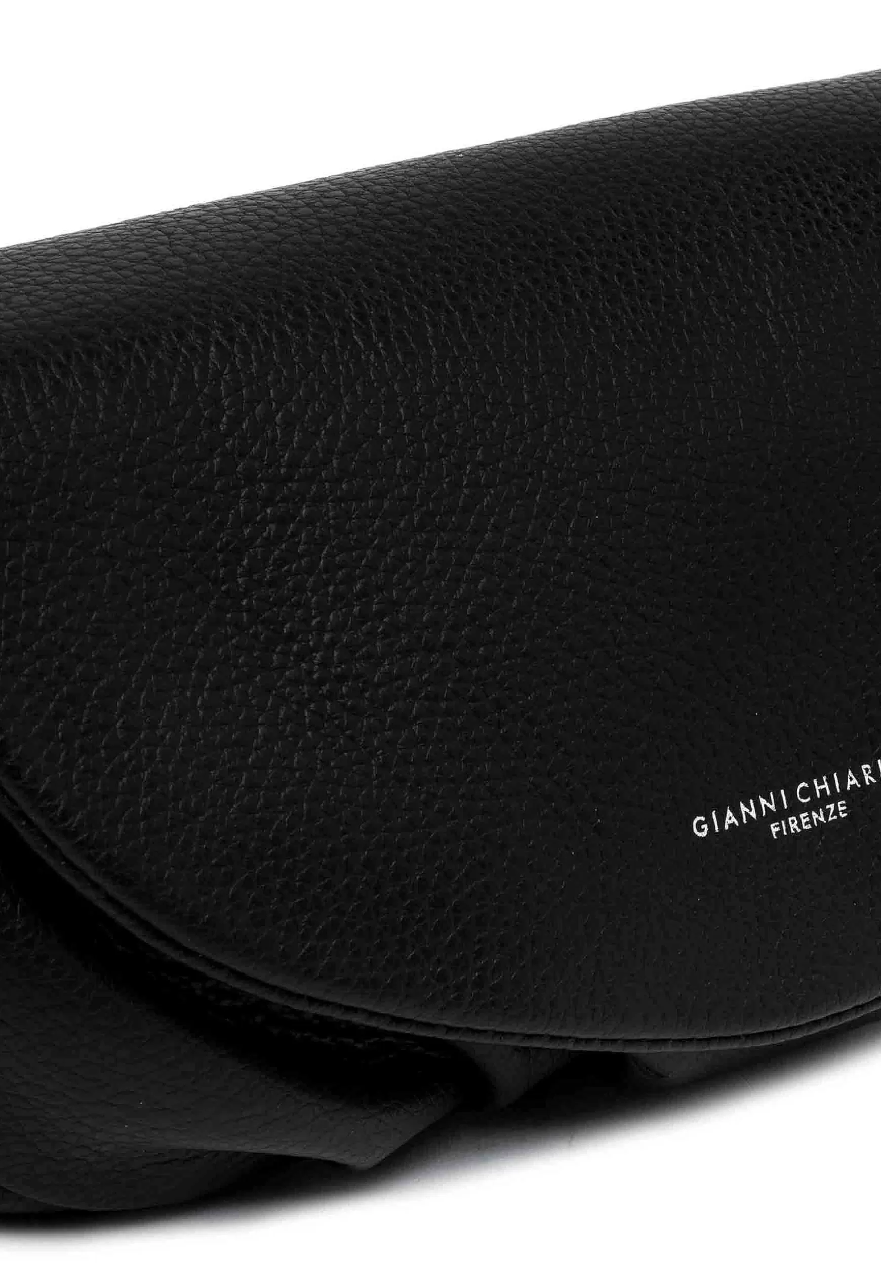 Borsa Donna Pochette A Tracolla Adele In Pelle Martellata Nera Con Manico E Tracolla*Gianni Chiarini Cheap