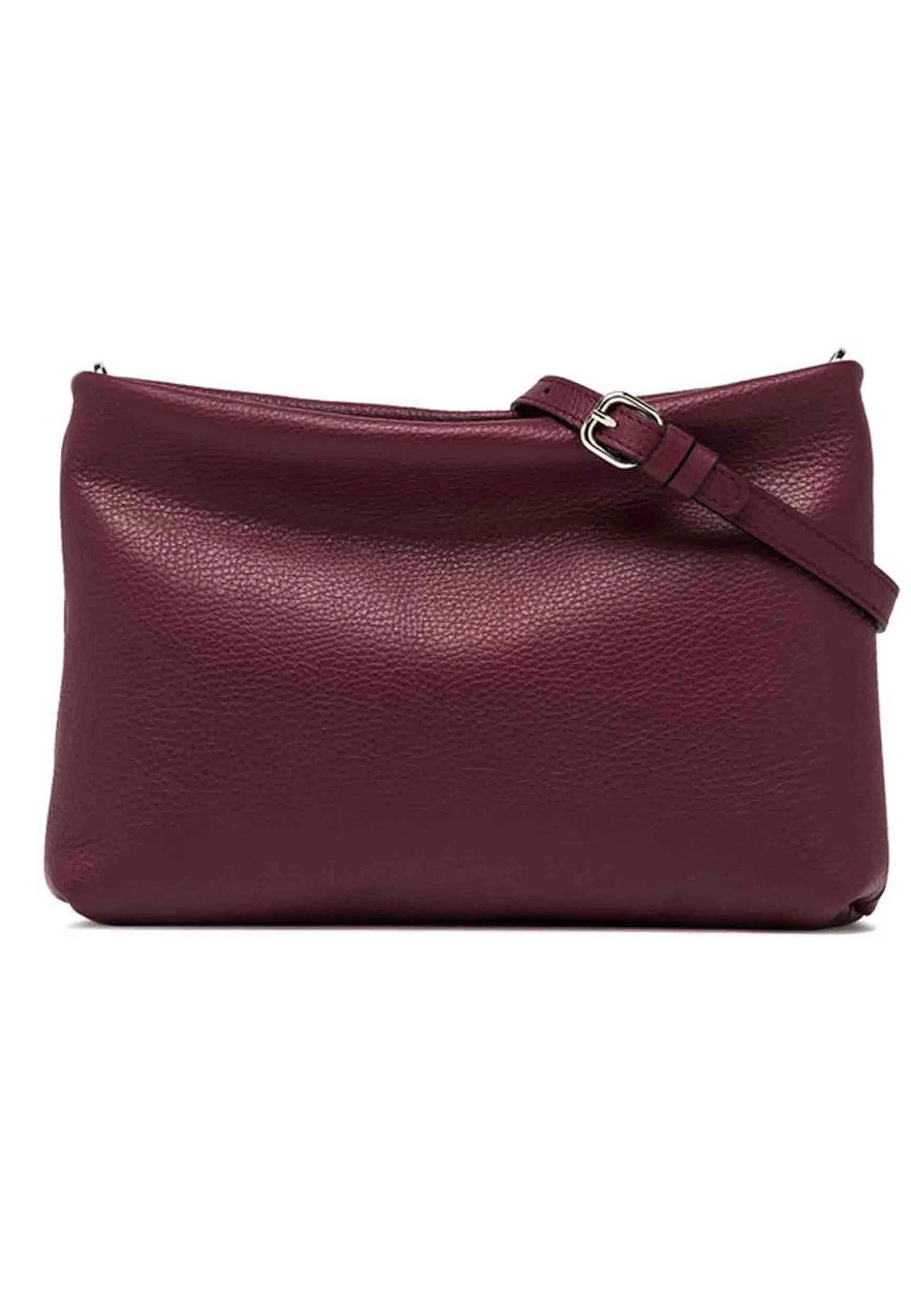Borsa Donna Pochette Brenda In Pelle Bordeaux Con Manico In Resina*Gianni Chiarini Cheap