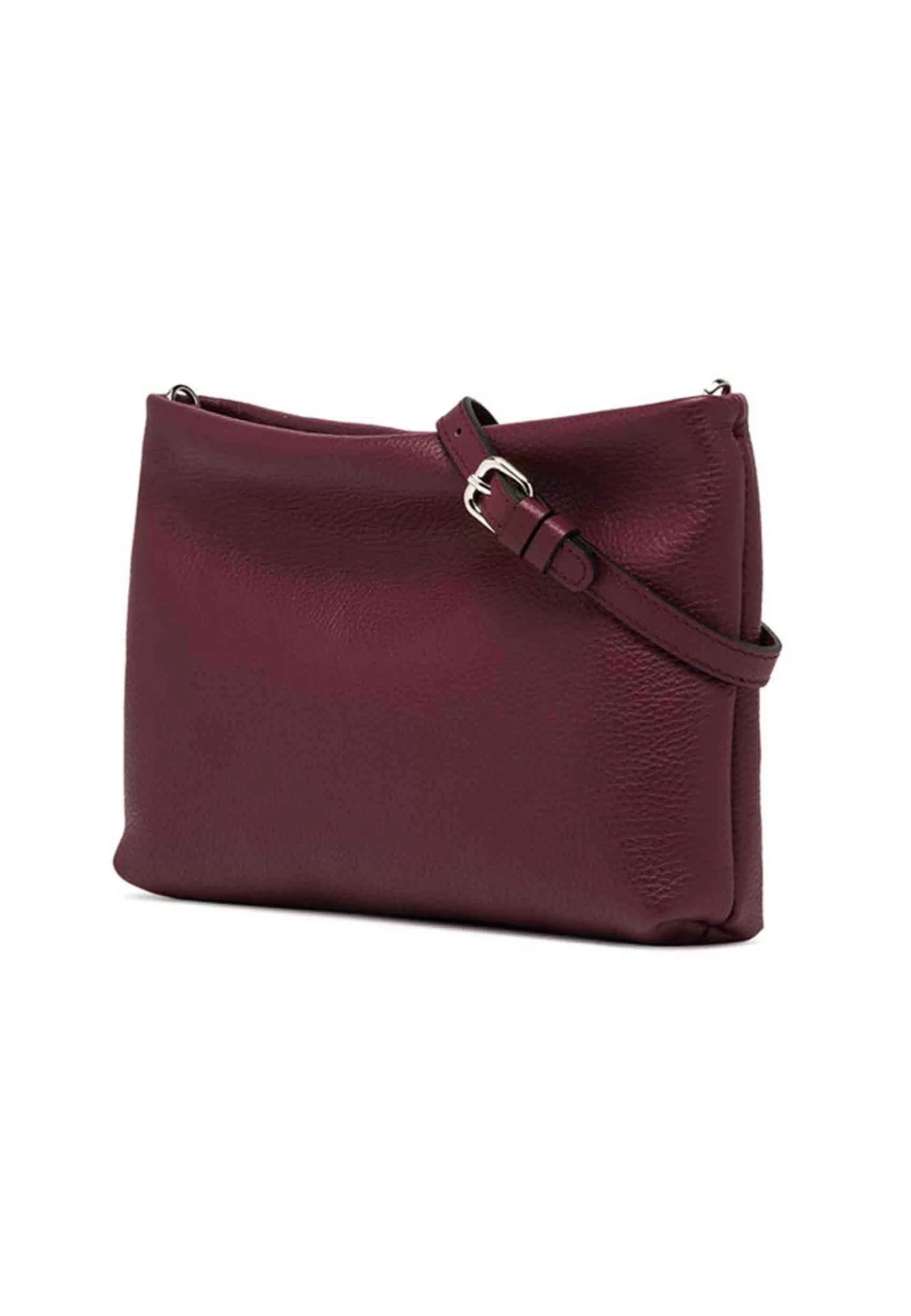 Borsa Donna Pochette Brenda In Pelle Bordeaux Con Manico In Resina*Gianni Chiarini Cheap