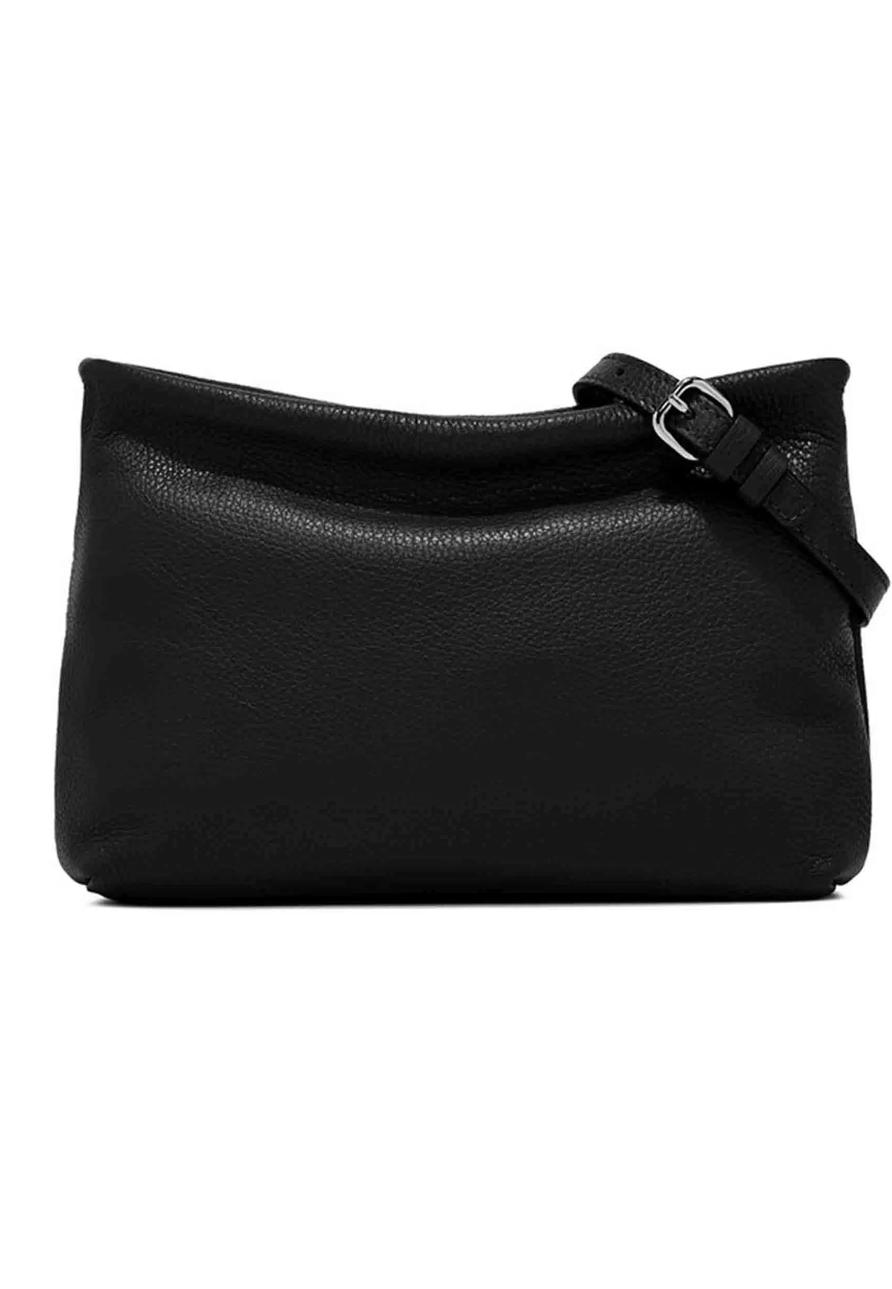 Borsa Donna Pochette Brenda In Pelle Nero Con Manico In Resina*Gianni Chiarini Fashion