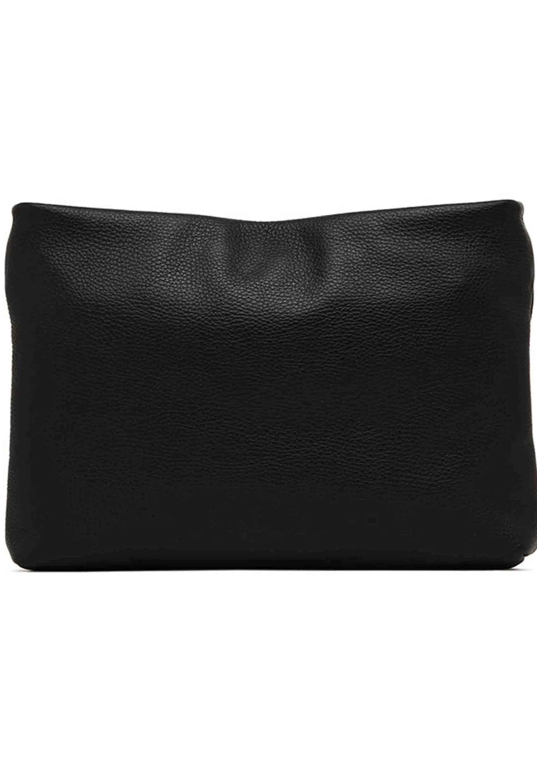 Borsa Donna Pochette Brenda Maxi In Pelle Nera Con Manico In Resina*Gianni Chiarini Fashion