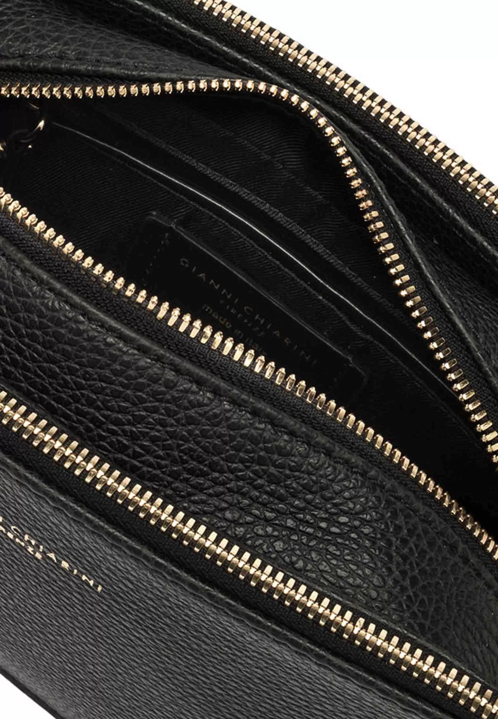 Borsa Donna Pochette Debbie New In Pelle Nera Con Tracolla In Tessuto*Gianni Chiarini Shop