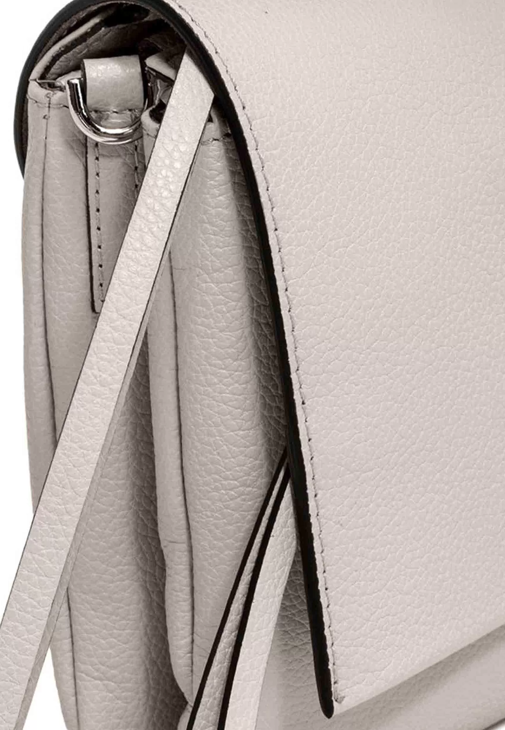 Borsa Donna Pochette Three In Pelle Beige Con Patta Tracolla Removibile*Gianni Chiarini Best
