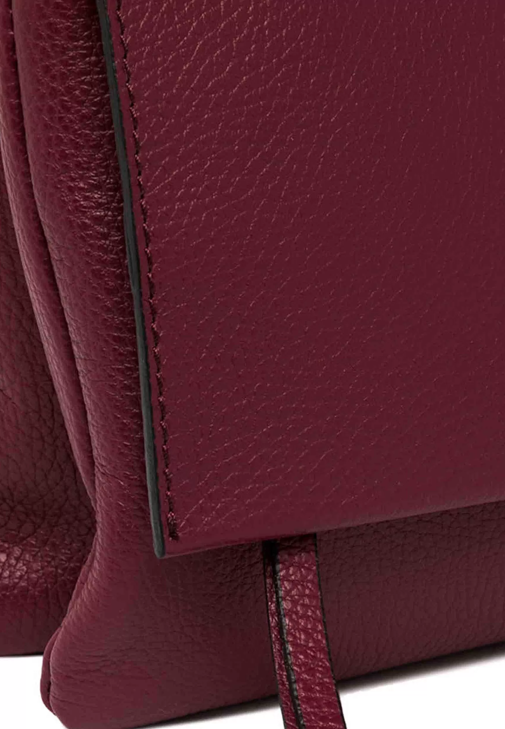 Borsa Donna Pochette Three In Pelle Bordeaux Con Patta Tracolla Removibile*Gianni Chiarini Sale