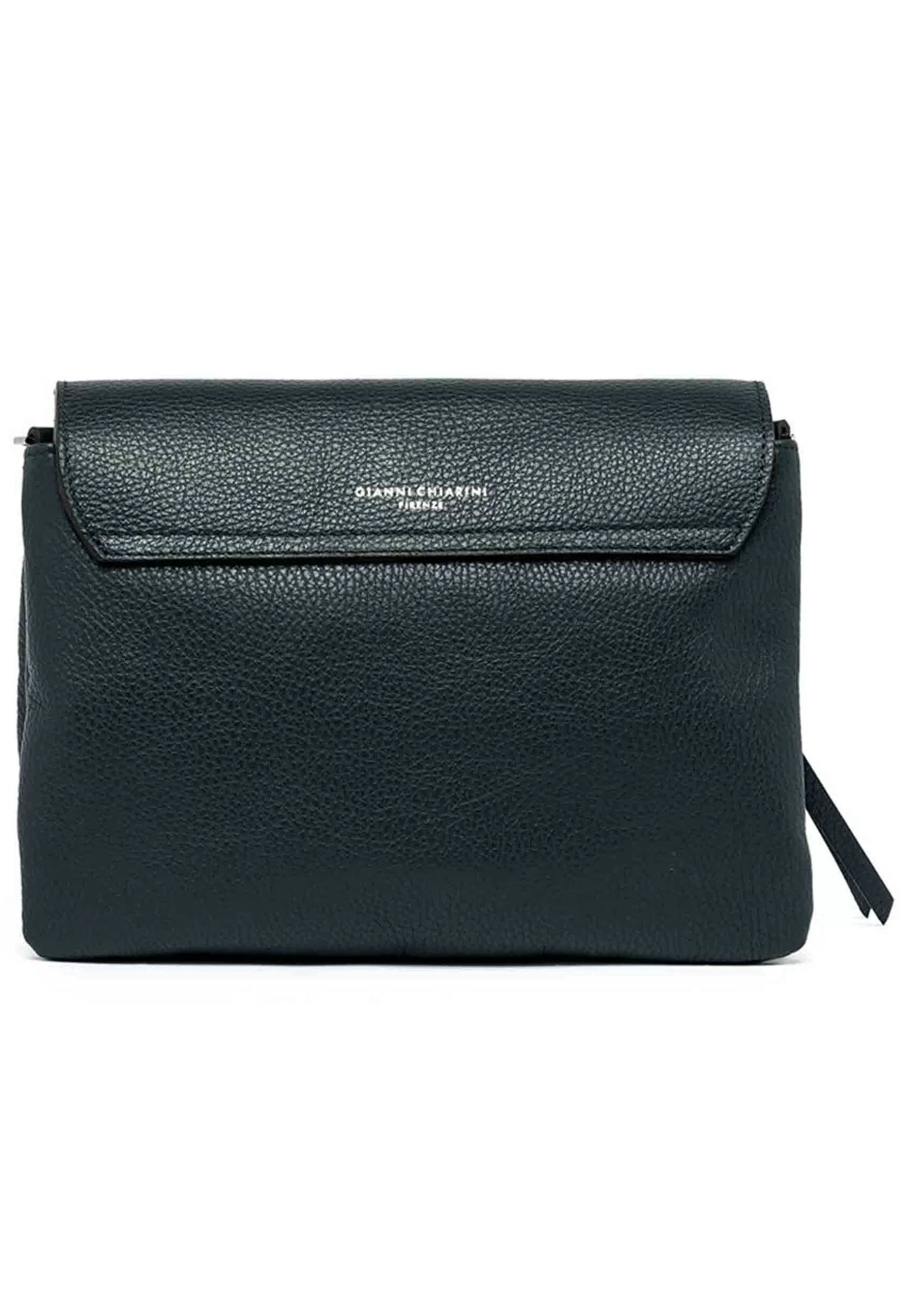 Borsa Donna Pochette Three In Pelle Verde Con Patta Tracolla Removibile*Gianni Chiarini Hot