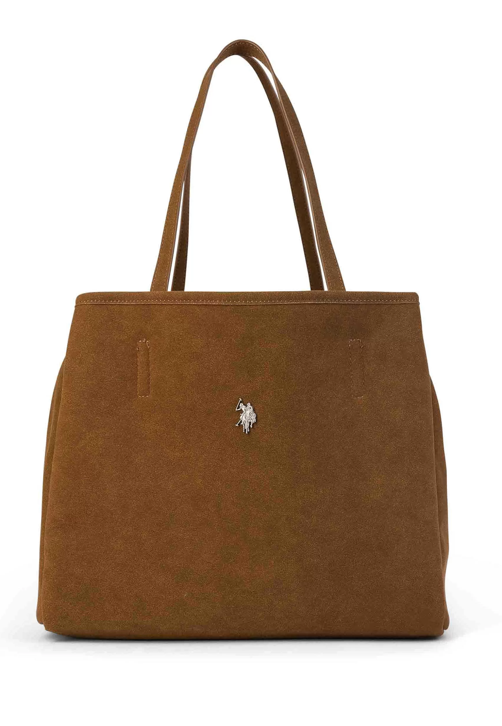 Borsa Donna Tote A Spalla In Teddy Beige Sussex Shopping*U.S. Polo Assn Discount