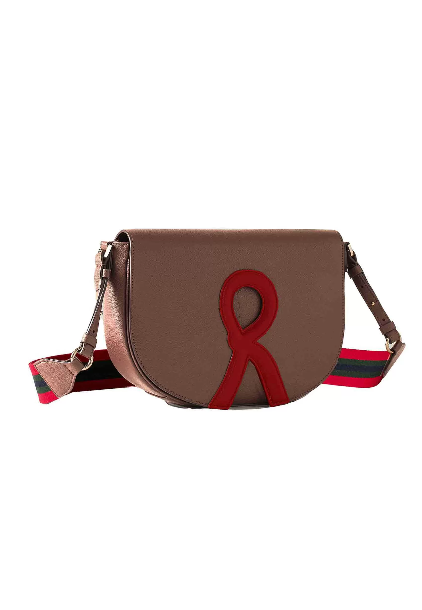 Borsa Pochette Donna A Tracolla In Eco Pelle Taupe*Roberta di Camerino Best