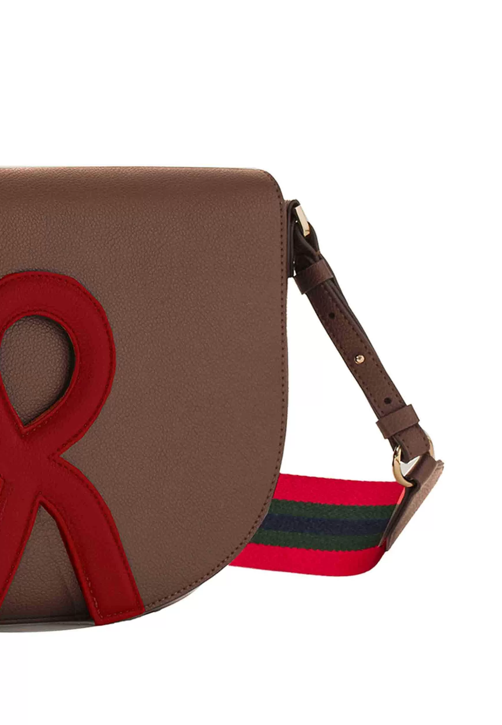 Borsa Pochette Donna A Tracolla In Eco Pelle Taupe*Roberta di Camerino Best