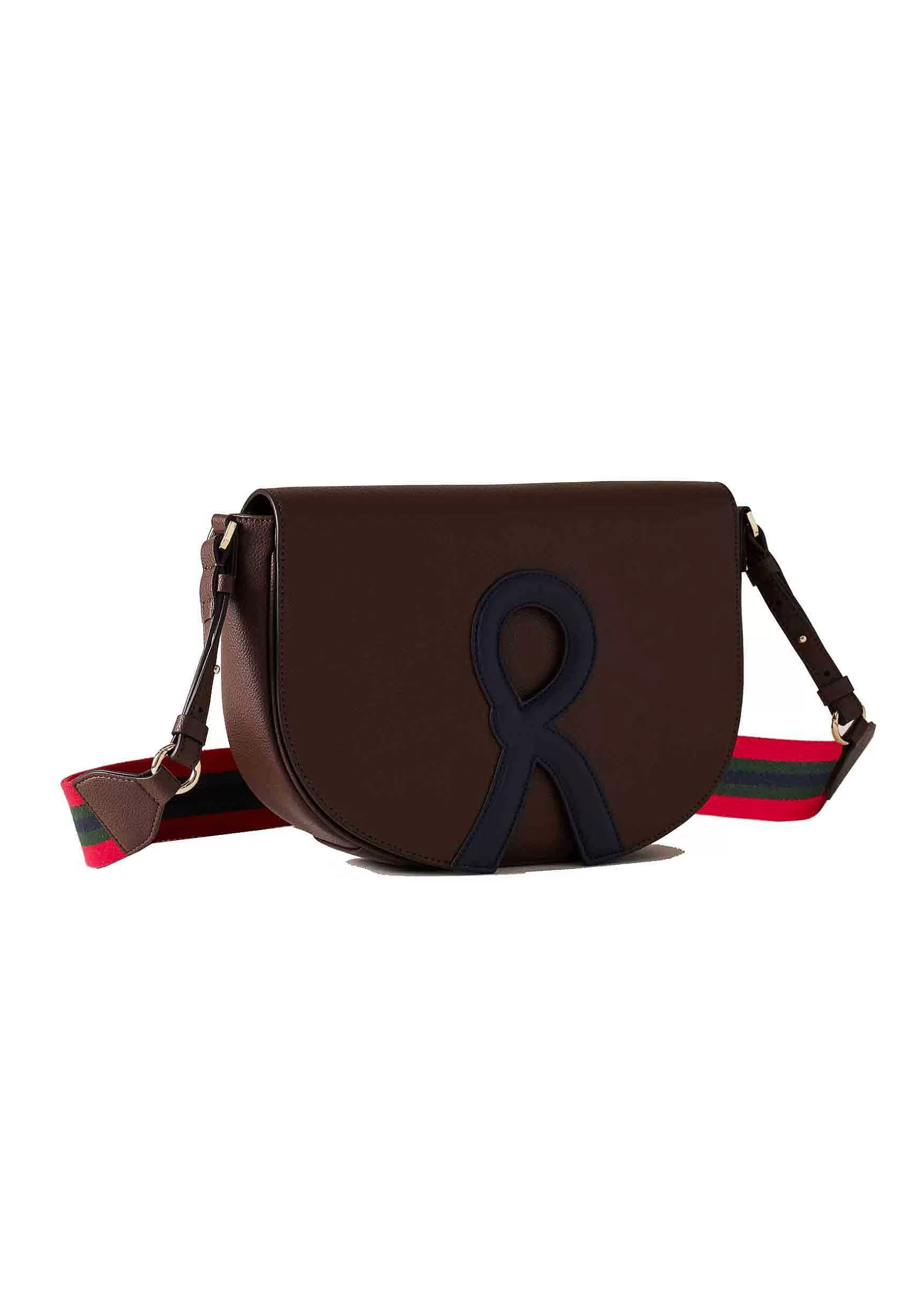 Borsa Pochette Donna A Tracolla In Eco Pelle Testa Di Moro*Roberta di Camerino Best Sale