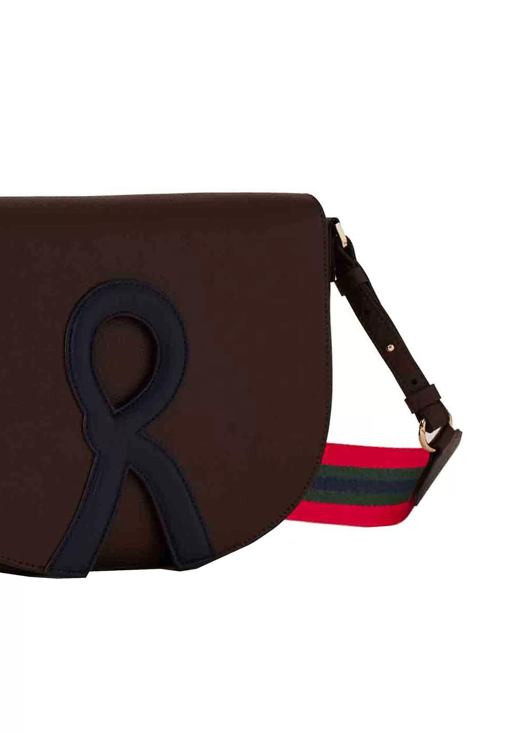 Borsa Pochette Donna A Tracolla In Eco Pelle Testa Di Moro*Roberta di Camerino Best Sale