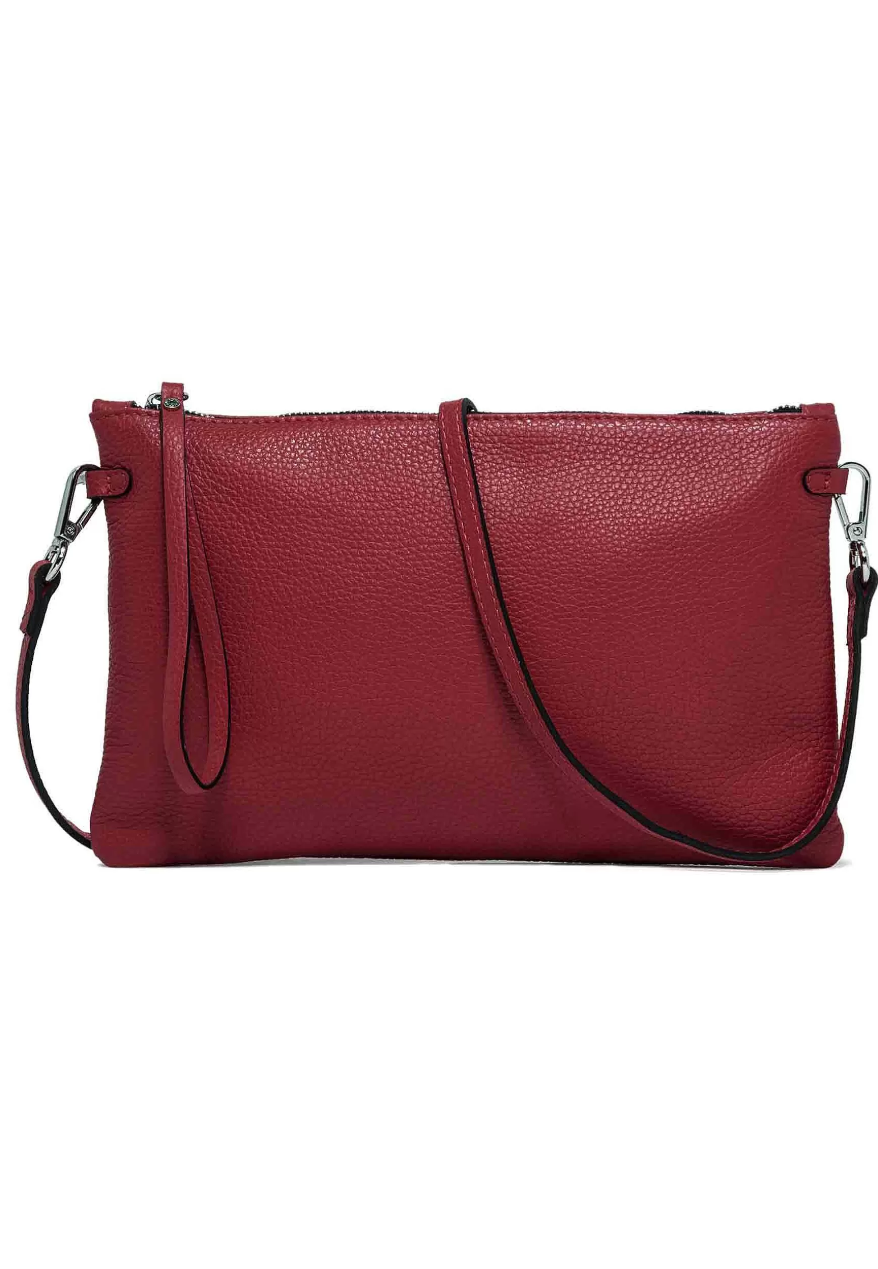 Borsa Pochette Donna Herrmy In Pelle Rossa Con Bracciale E Tracolla In Pelle*Gianni Chiarini Shop