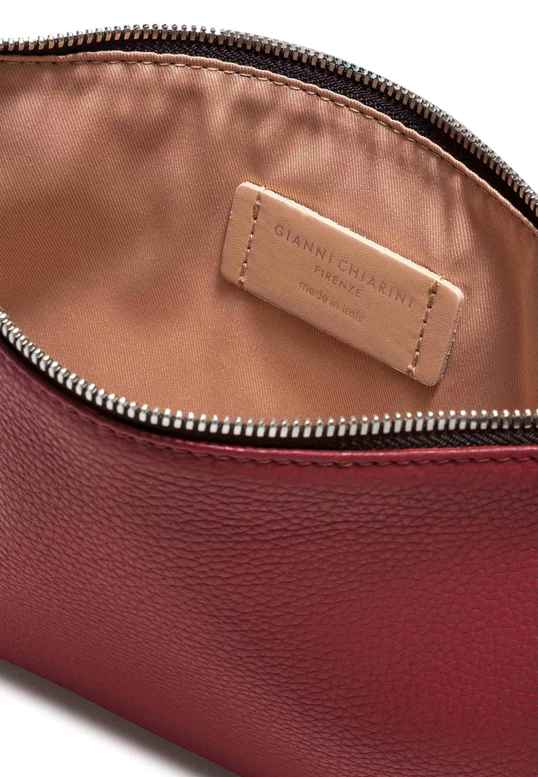Borsa Pochette Donna Herrmy In Pelle Rossa Con Bracciale E Tracolla In Pelle*Gianni Chiarini Shop