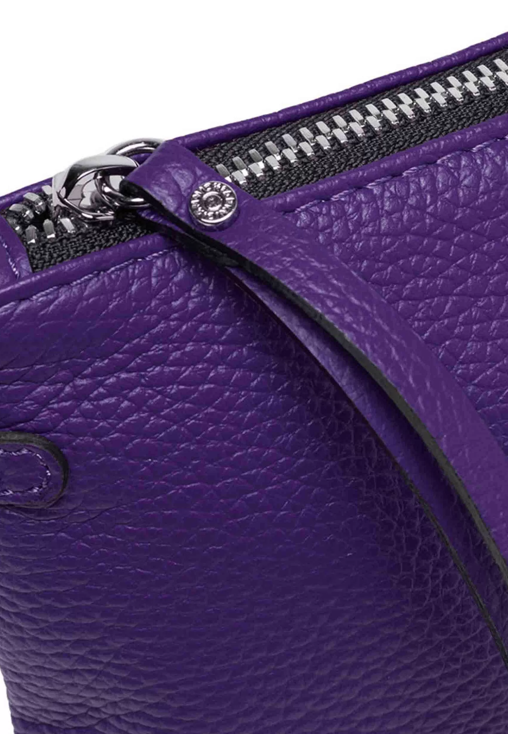 Borsa Pochette Donna Herrmy In Pelle Viola Con Bracciale E Tracolla In Pelle*Gianni Chiarini Online