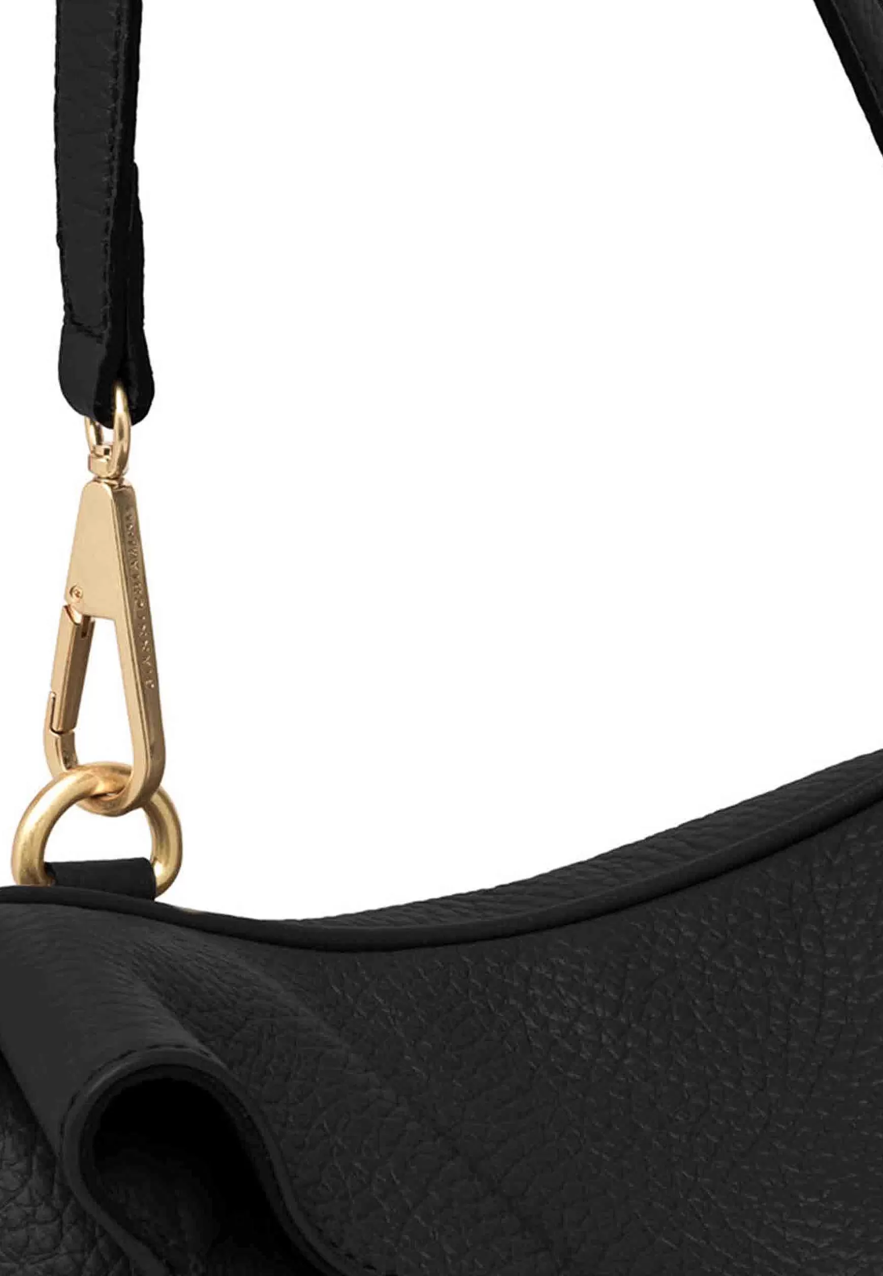 Borsa S Apalla Donna Brooke In Pelle Nera Con Ghetta E Manici*Gianni Chiarini Discount