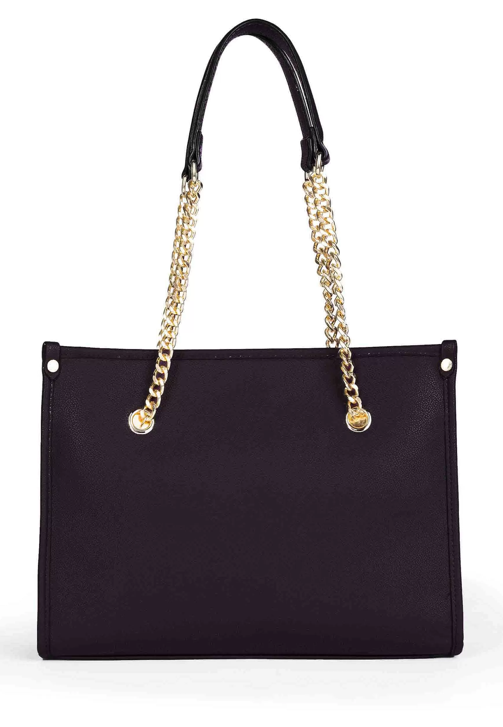 Borsa Shopping Donna In Eco Pelle Nera Con Manici A Catena Jones Shopping*U.S. Polo Assn Online
