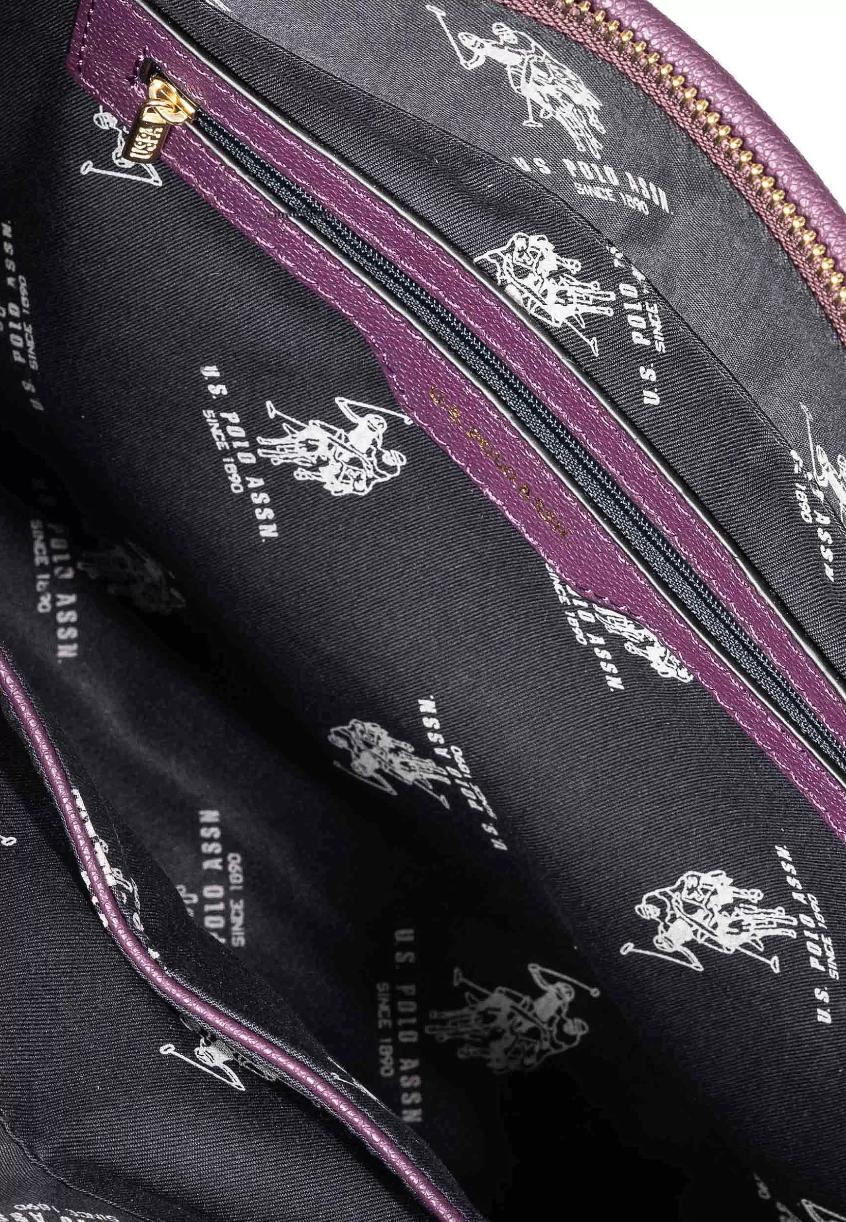 Borsa Shopping Donna In Eco Pelle Viola Con Manici A Catena Jones Shopping*U.S. Polo Assn Flash Sale