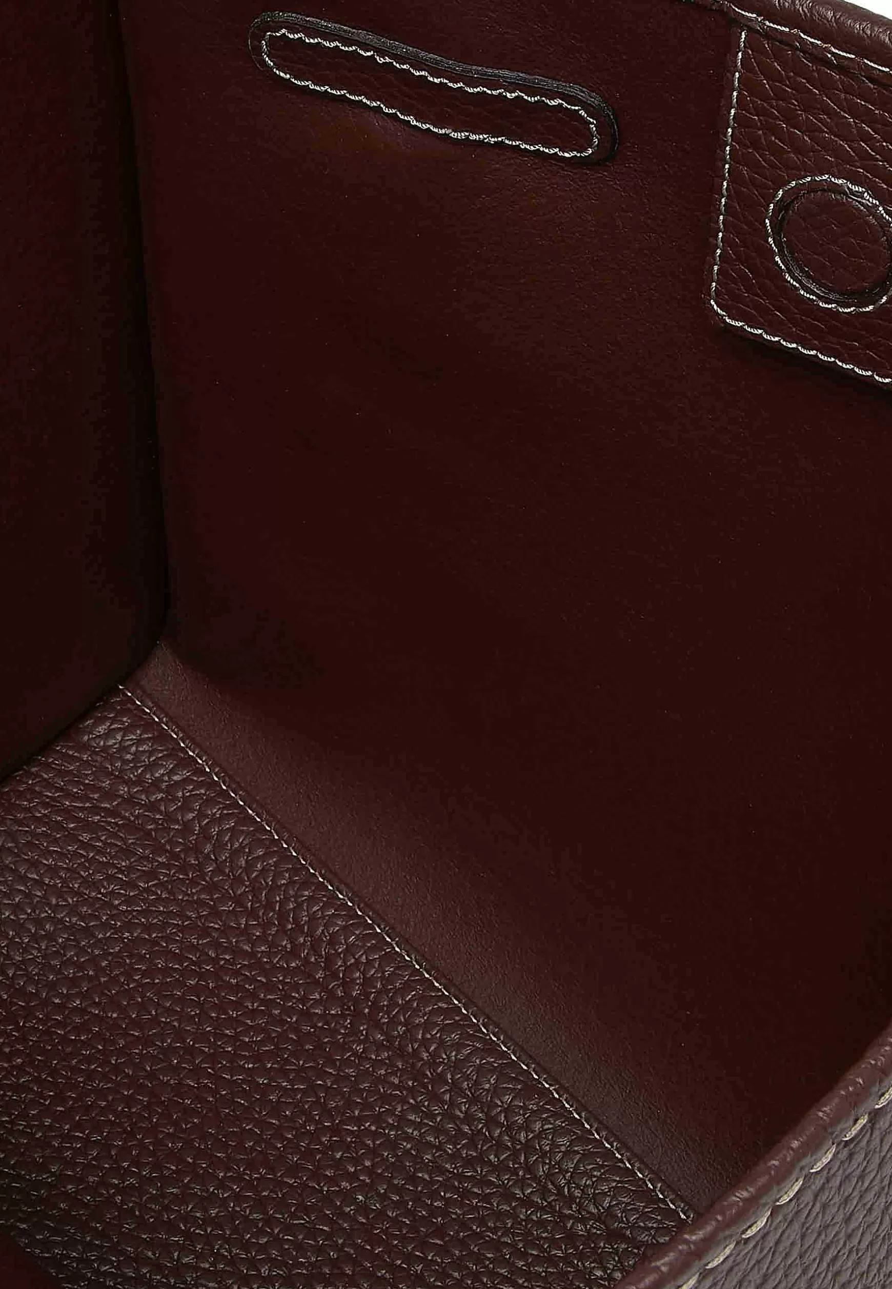 Borsa Shopping Donna In Pelle Testa Di Moro Con Doppi Manici In Pelle*Marcella Club Store