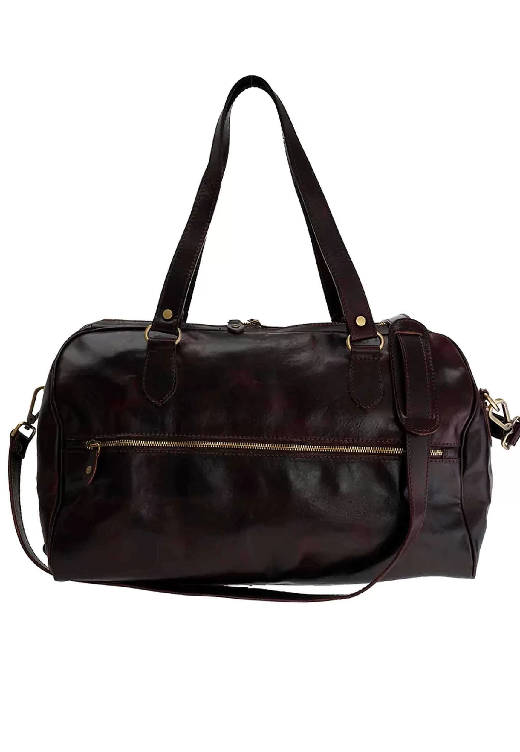 Borsa Uomo In Pelle Testa Di Moro Con Manici Lunghi*I Medici Hot