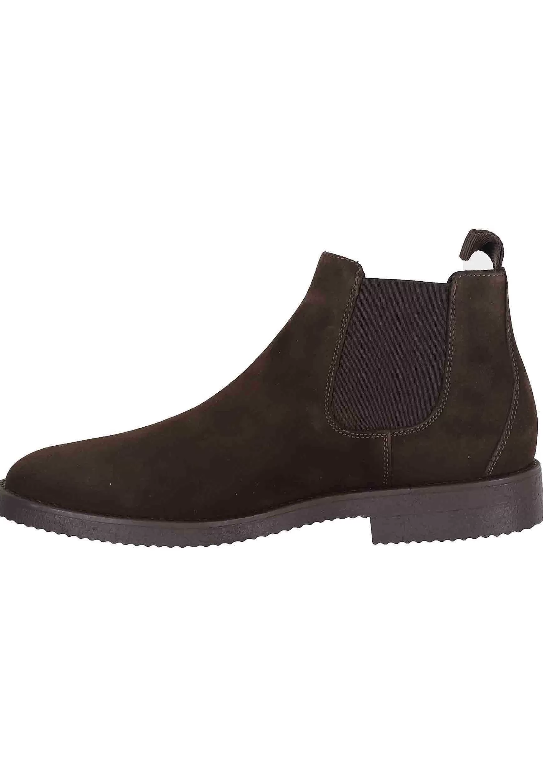 Chelsea Boots Uomo In Camoscio Testa Di Moro Con Suola In Para*Antica Cuoieria Discount