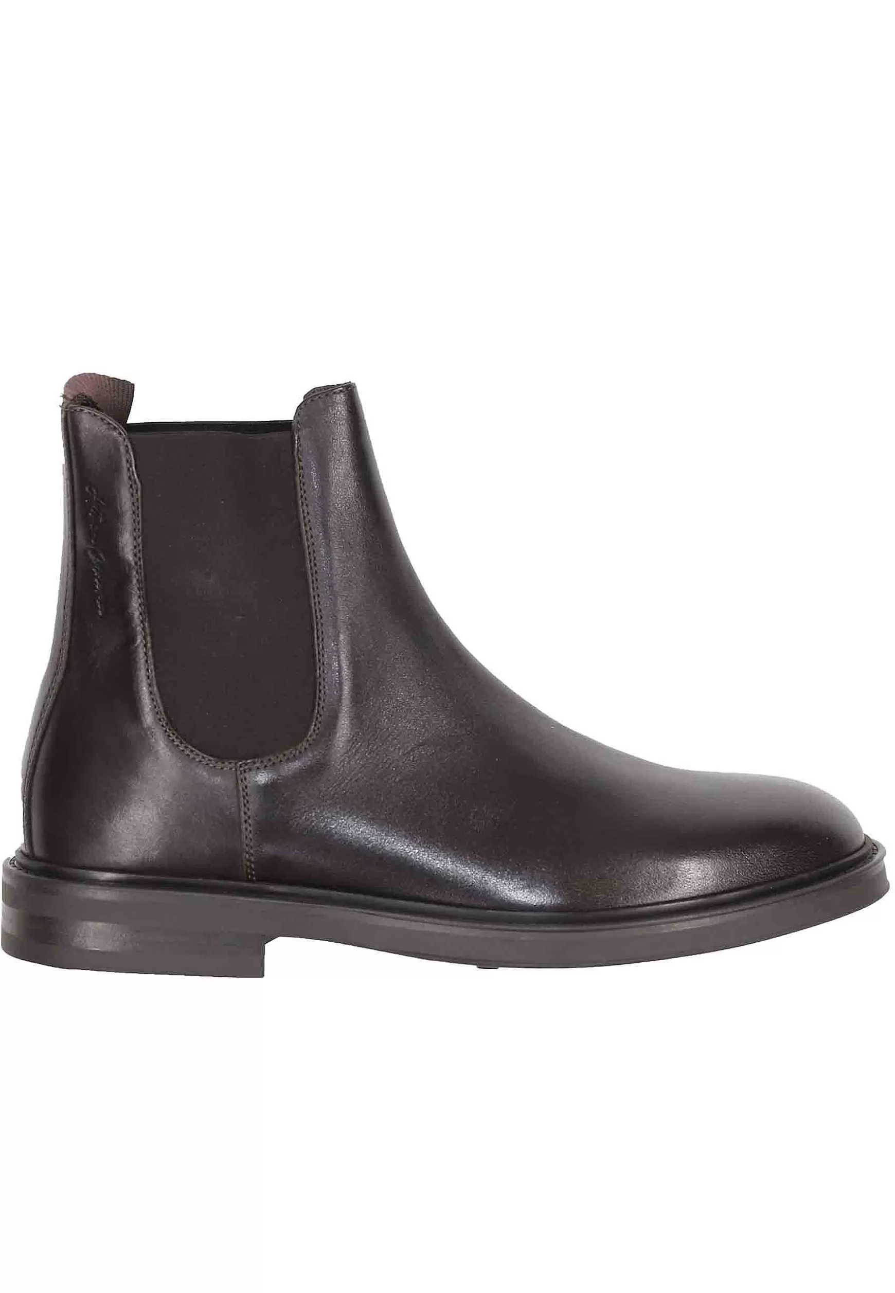 Chelsea Boots Uomo In Pelle Testa Di Moro Con Suola In Gomma*Antica Cuoieria Store