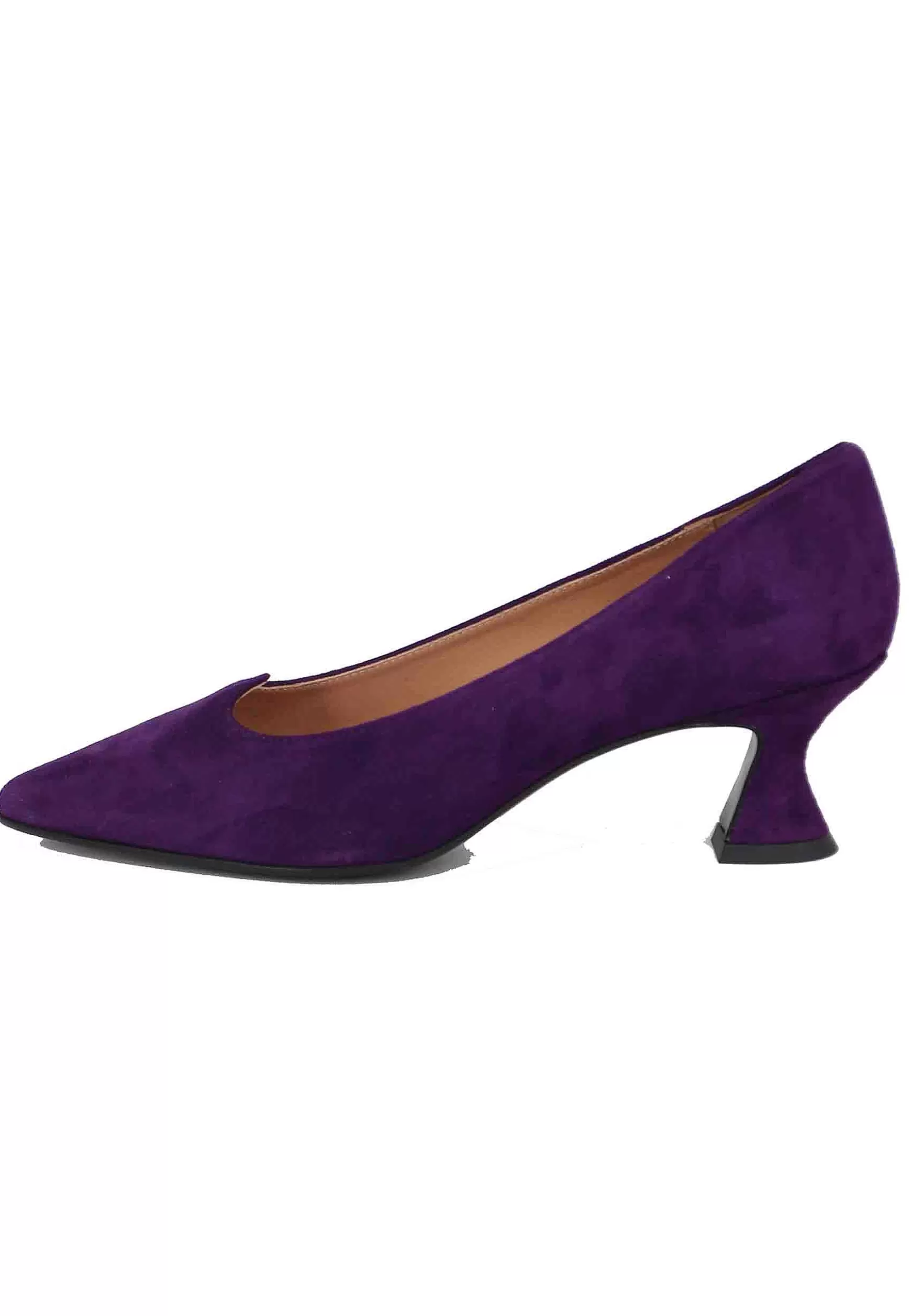 Decollete Donna In Camoscio Viola Con Scollo A Cuore** Best