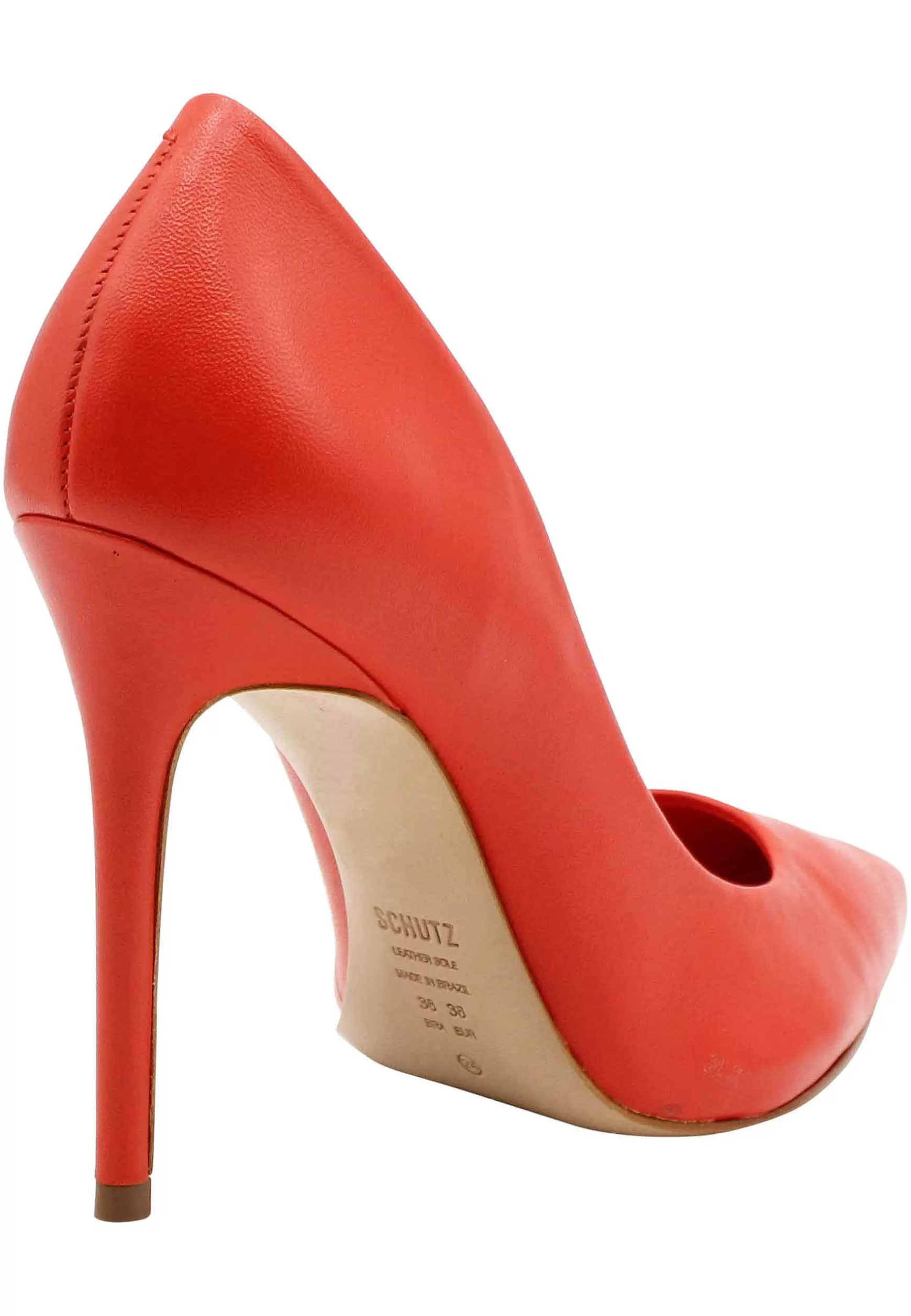 Decollete Donna In Pelle Corallo Con Tacco Alto*Schutz Store