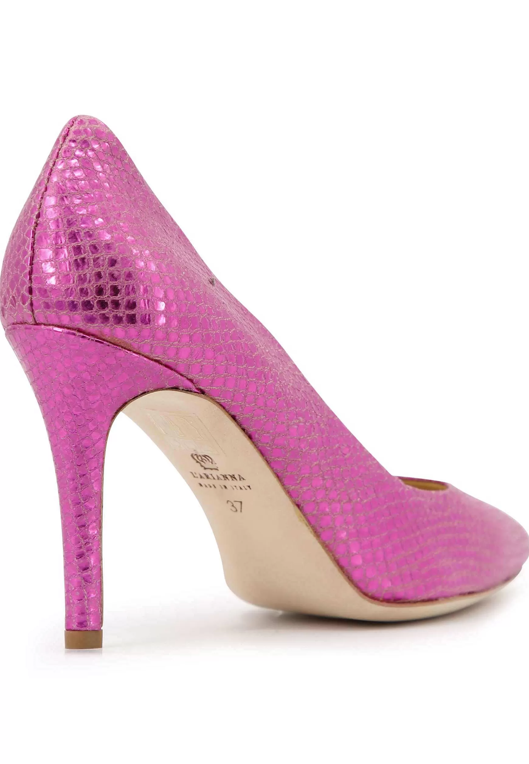 Decoete Donna In Pee Stampata aminata Fuxia Con Tacco Ato*L Cheap