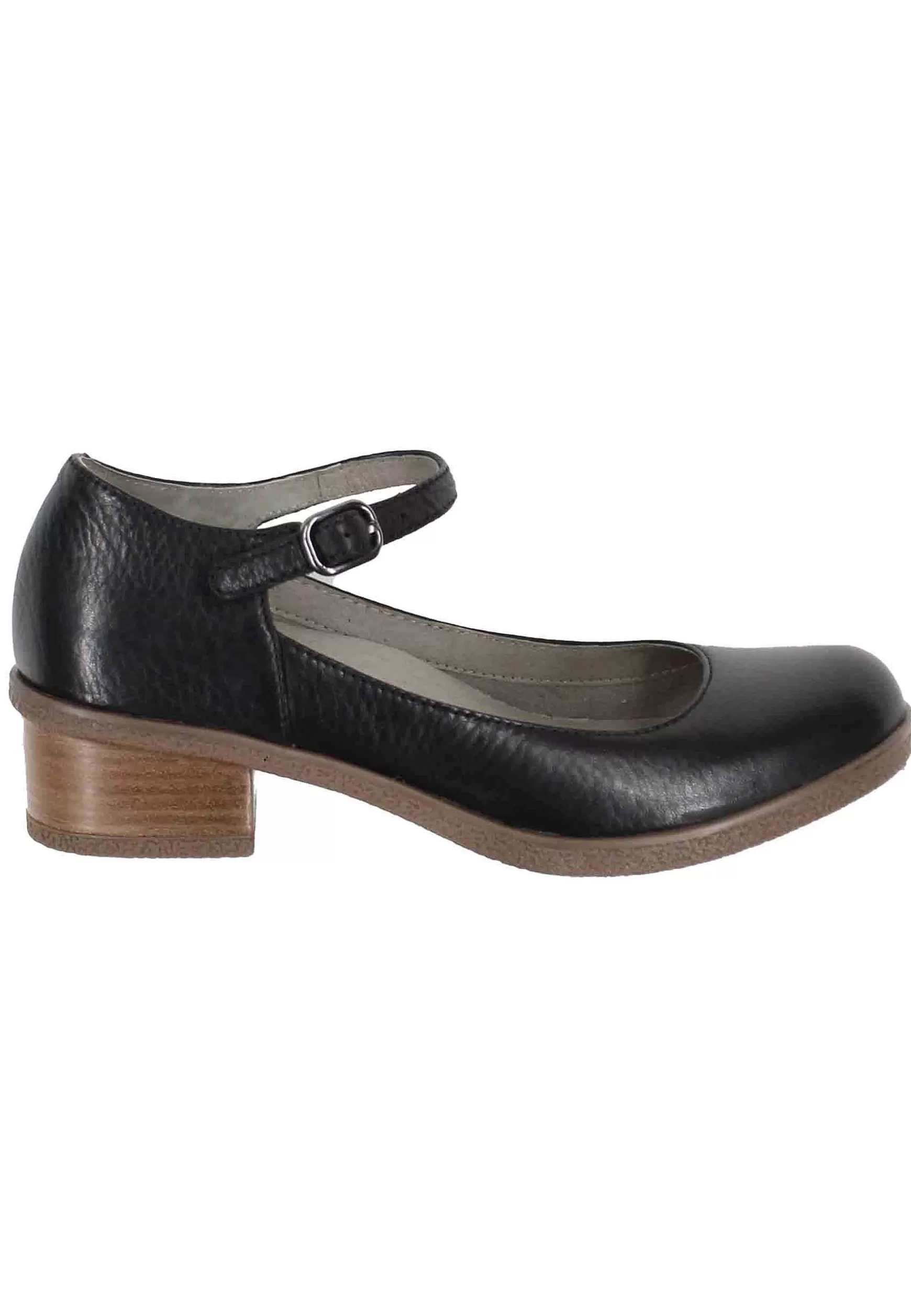 Decollete Donna Whaterproff In Pelle Nera Con Suola In Gomma*Dansko Store